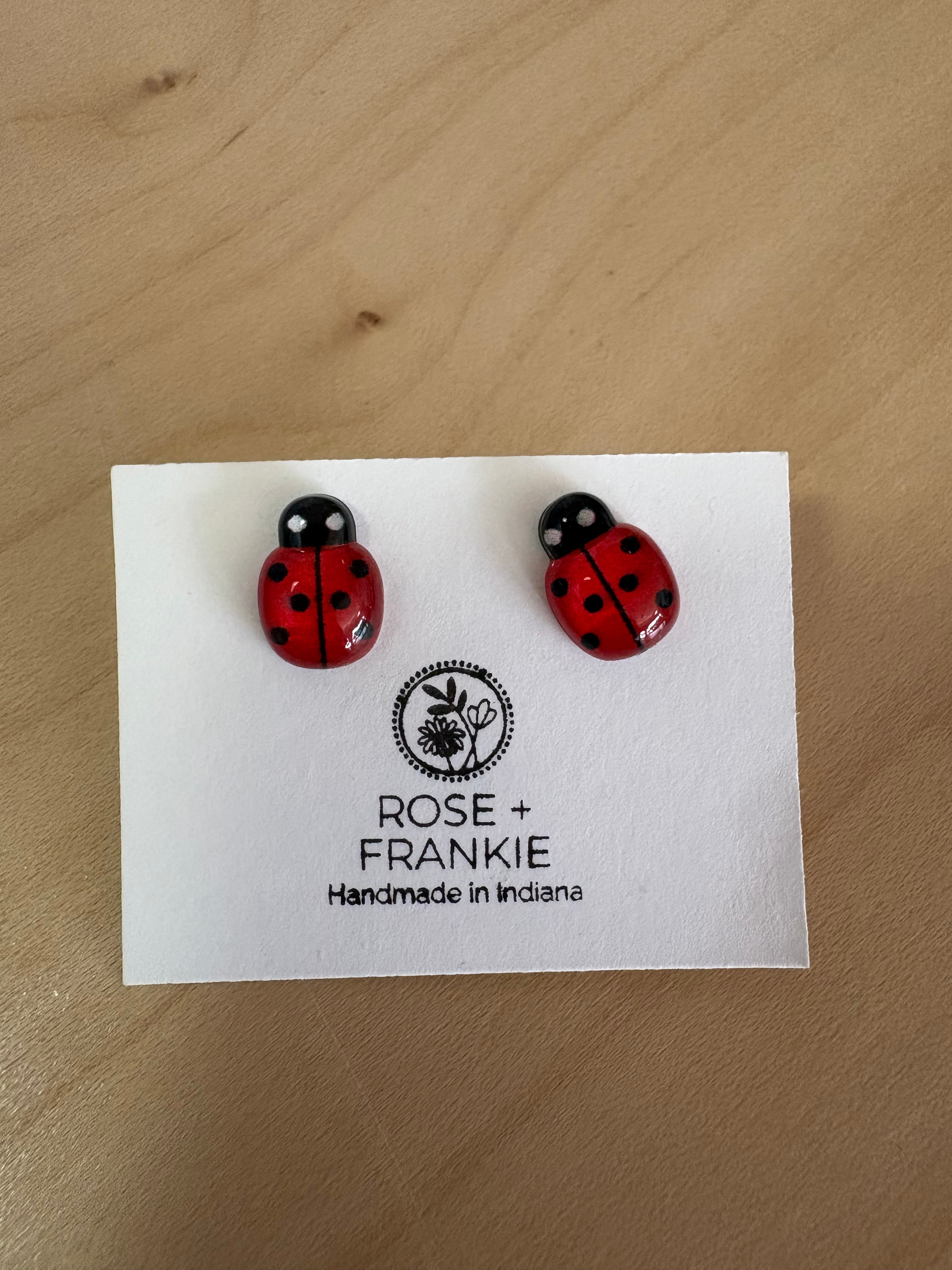 Ladybug Studs