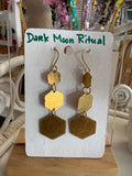 Hammered Metal Shape Earrings