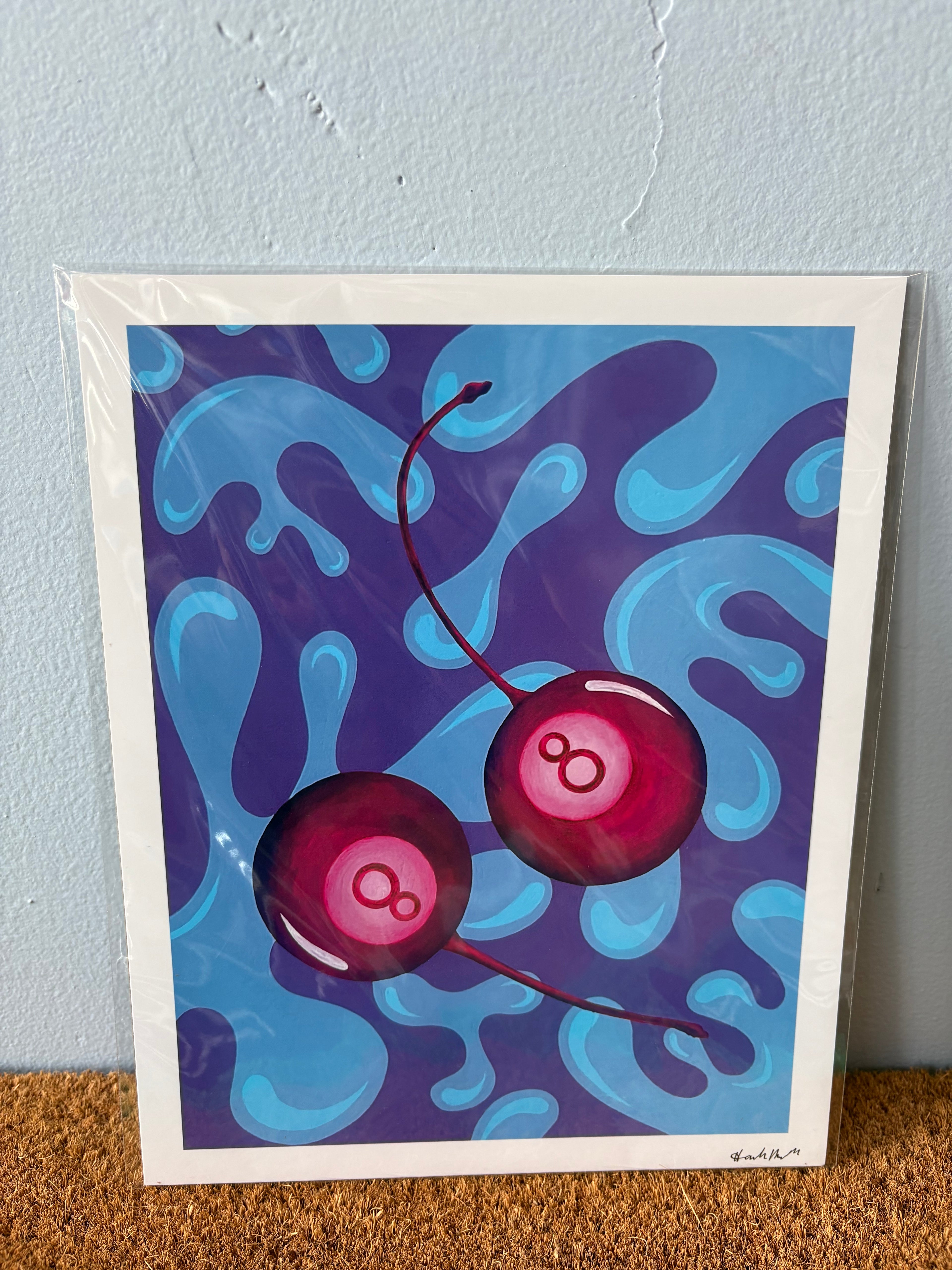 Maraschino Eights Print