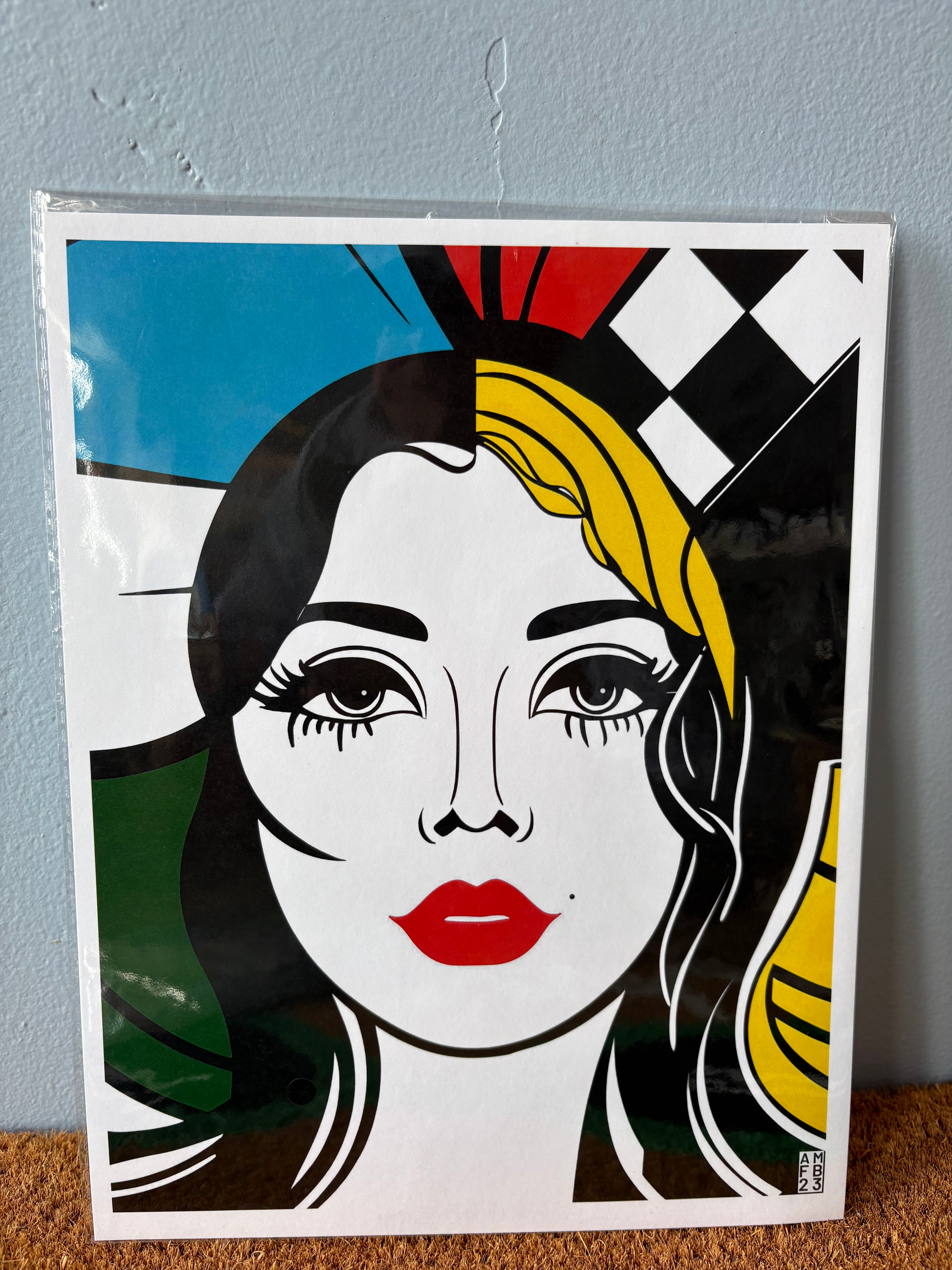 Lady Speedway Print