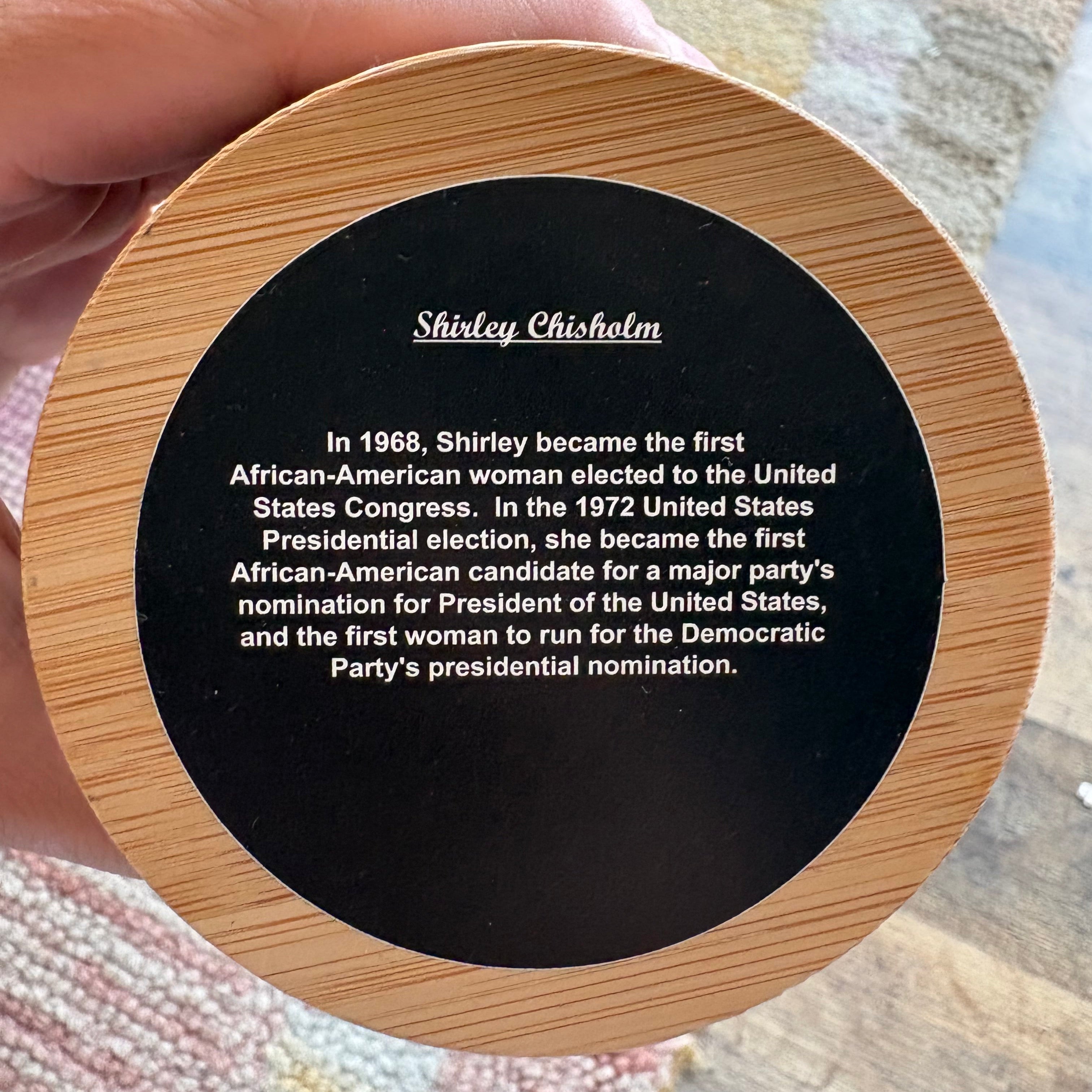 Shirley Chisholm Candle