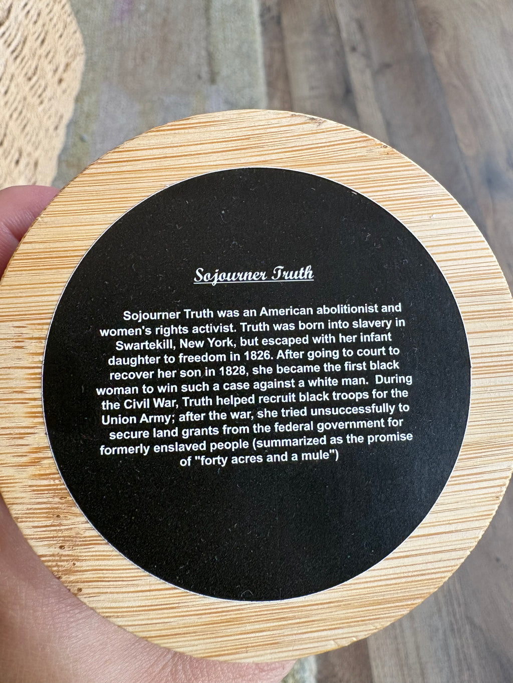 Sojourner Truth Candle