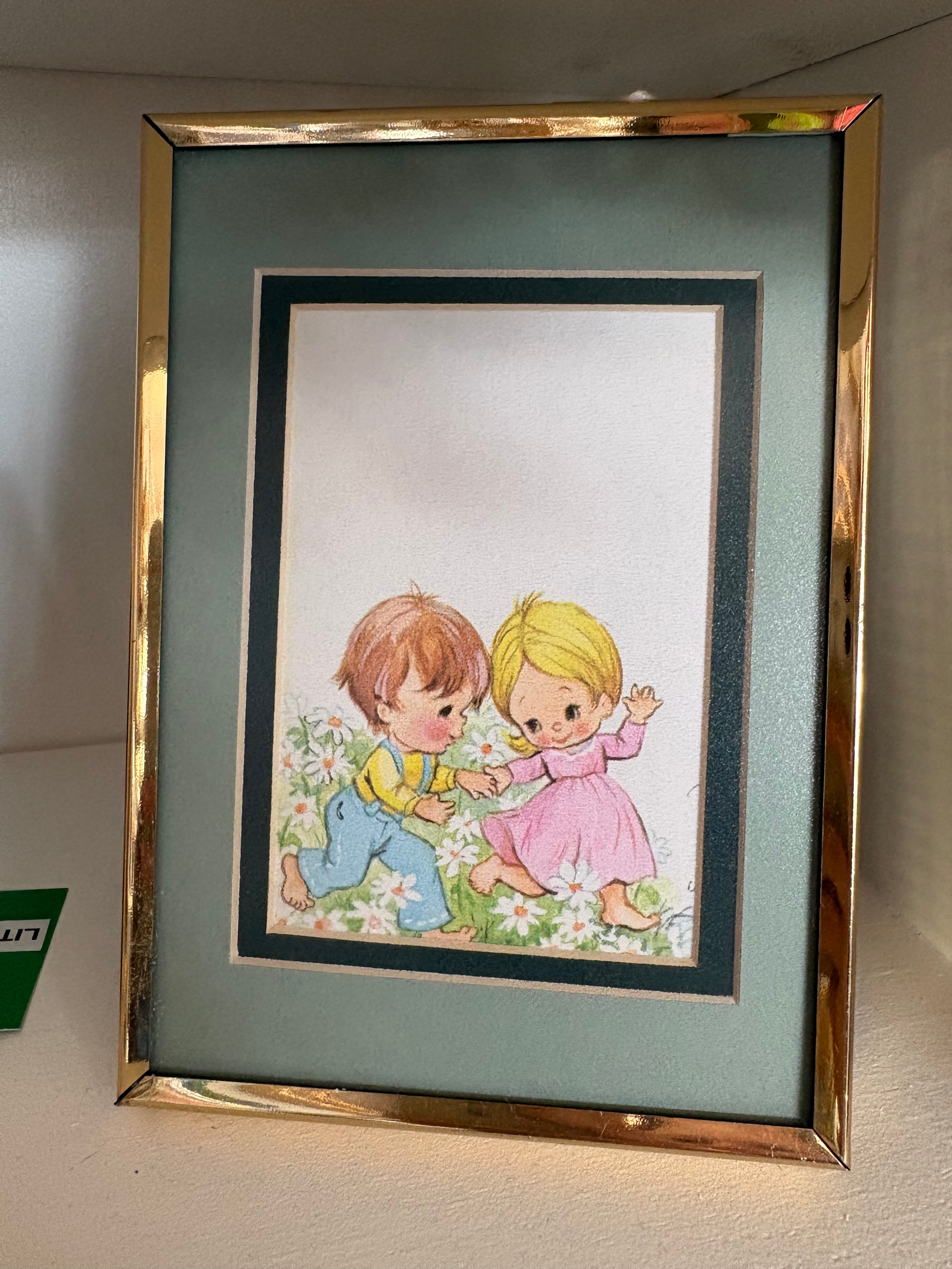Vintage Brass Kiddie Frame