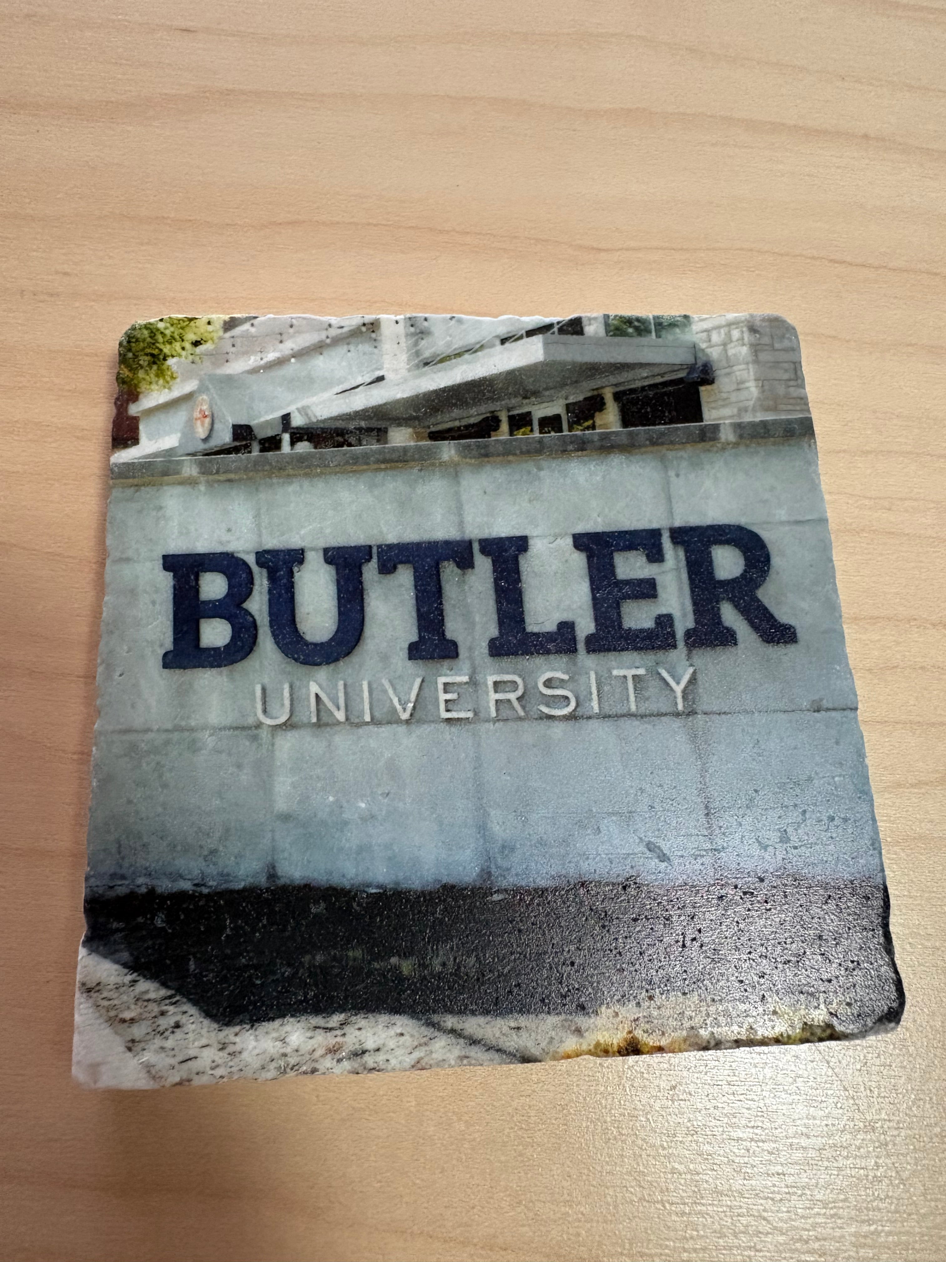 Marble Butler University Coaster