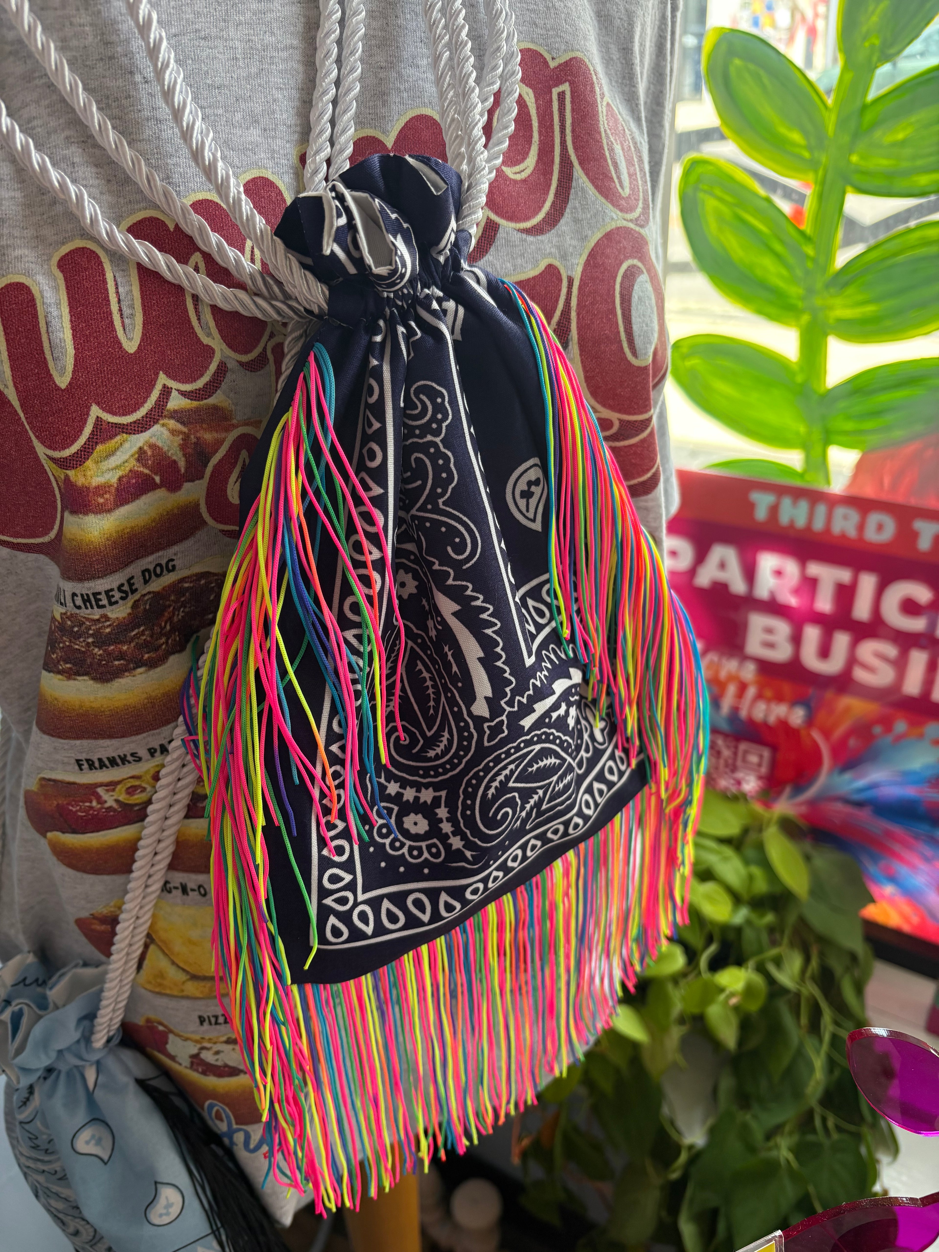 Bandana Drawstring Bag