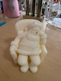 Sleepy Santa Candle