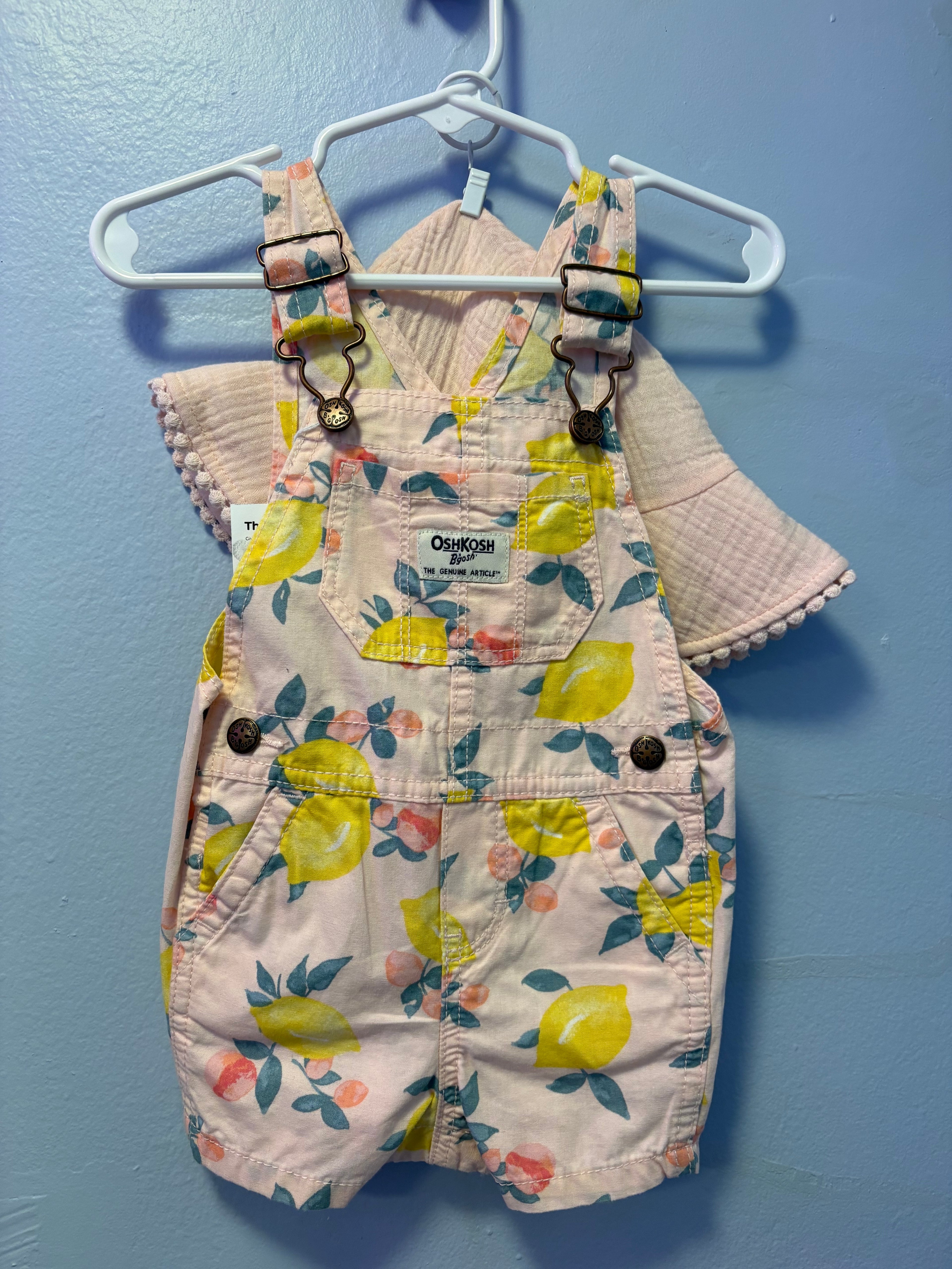 Thrifted Summer Baby Overalls