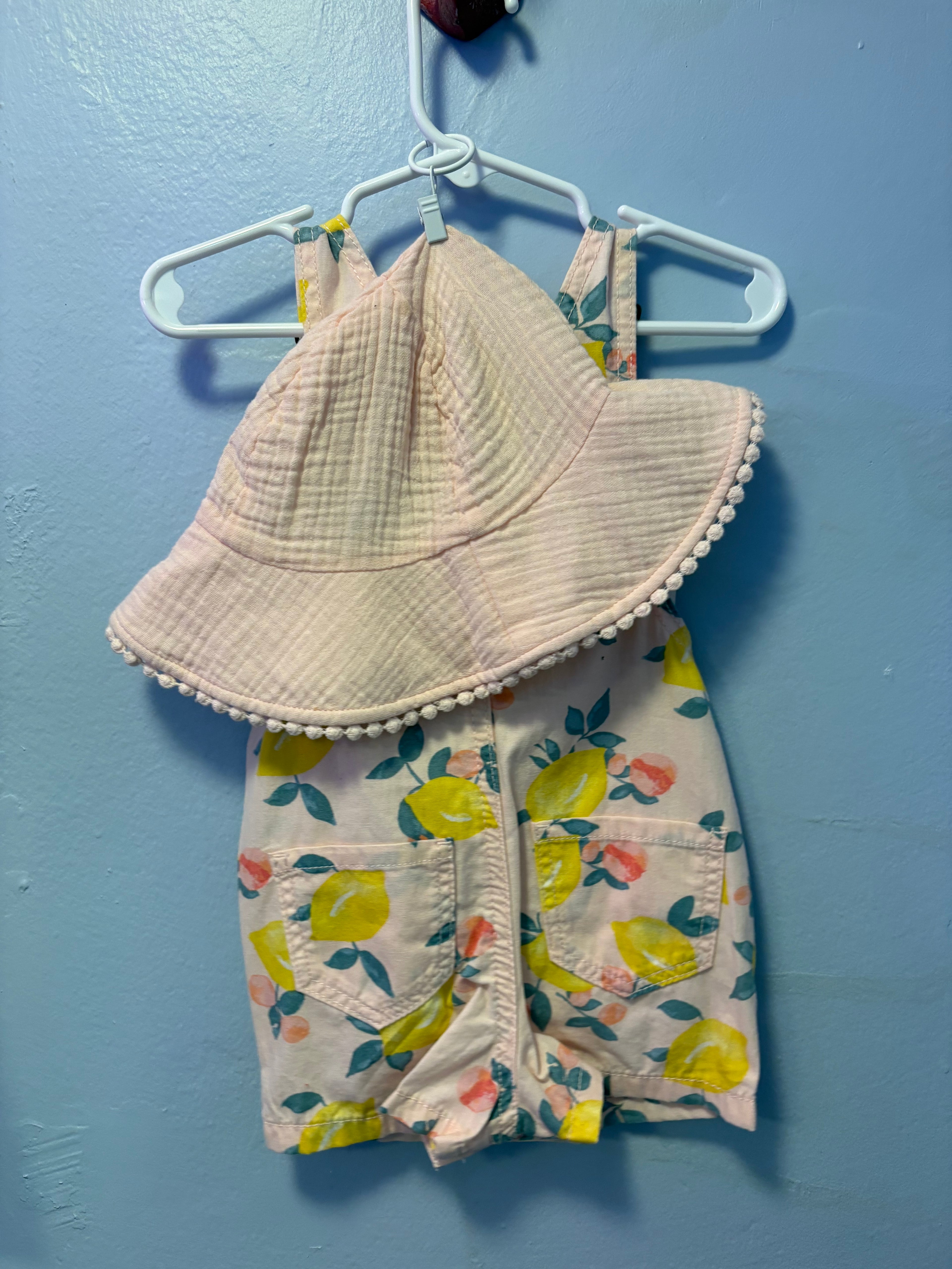 Thrifted Summer Baby Overalls