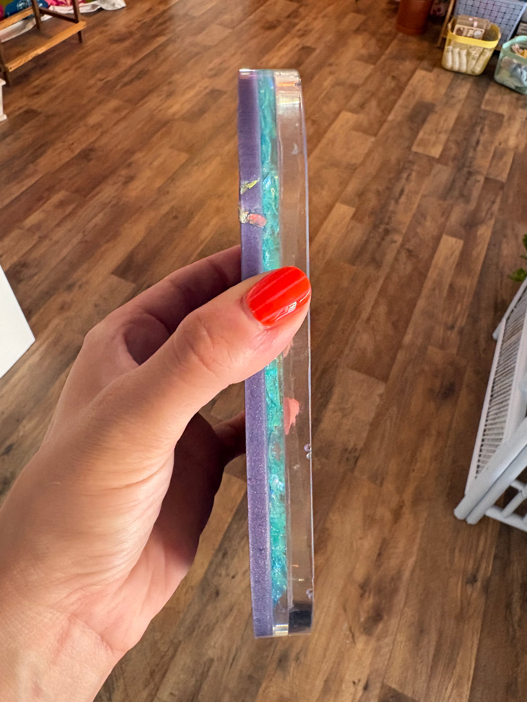 Spooky Femme Legs Resin Tray