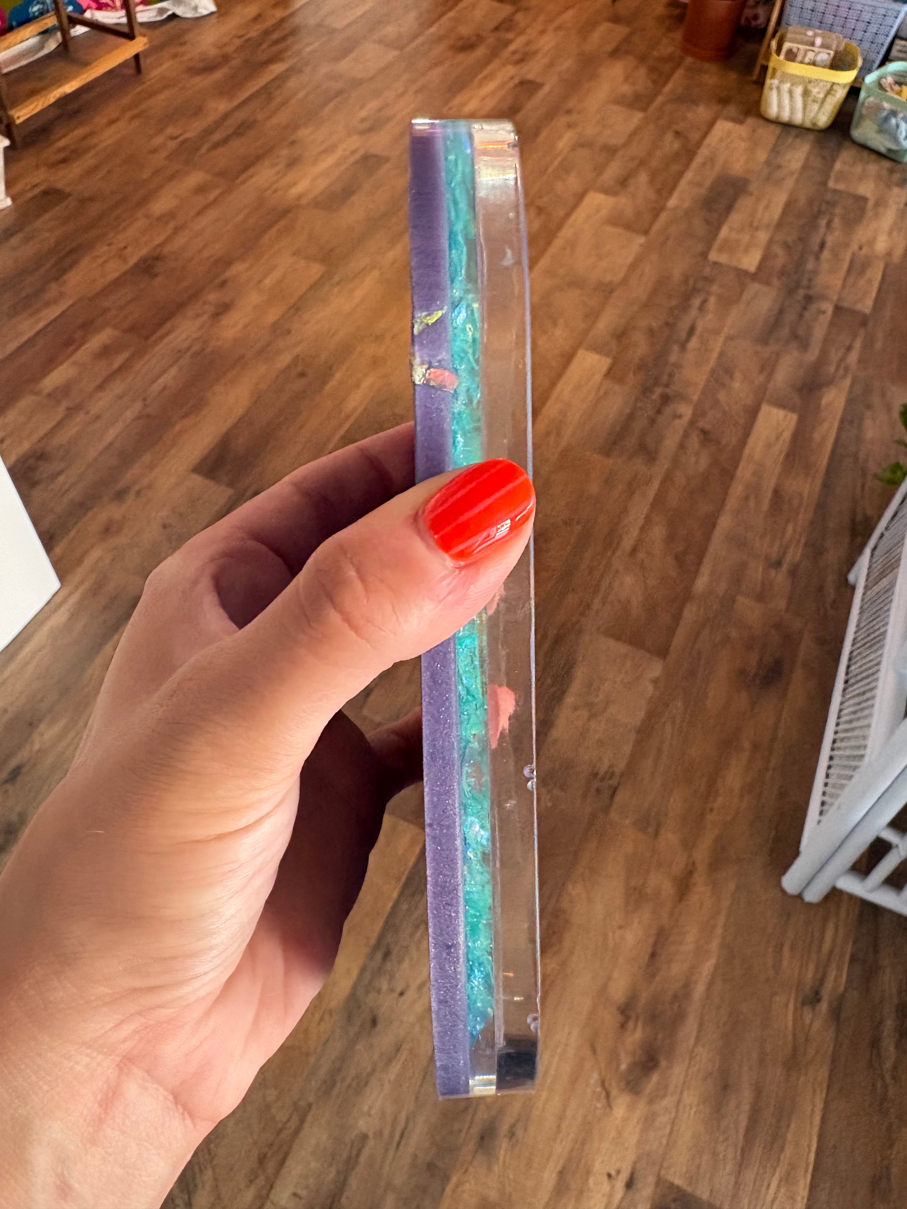 Spooky Femme Legs Resin Tray