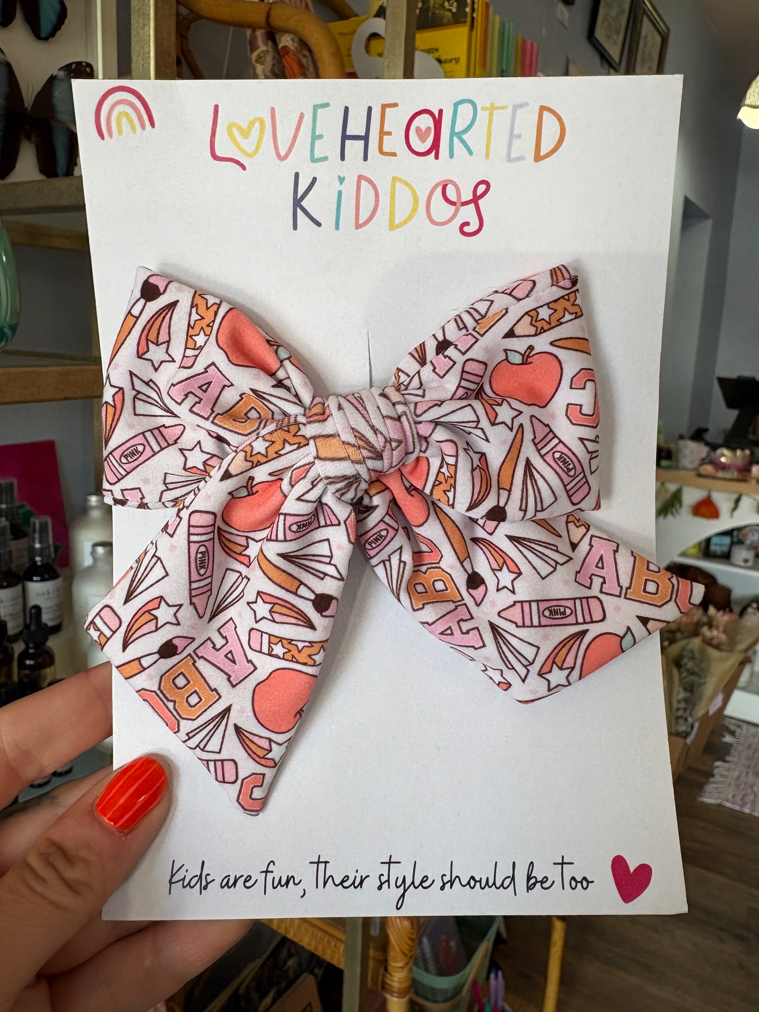 ABCs Boho Bow