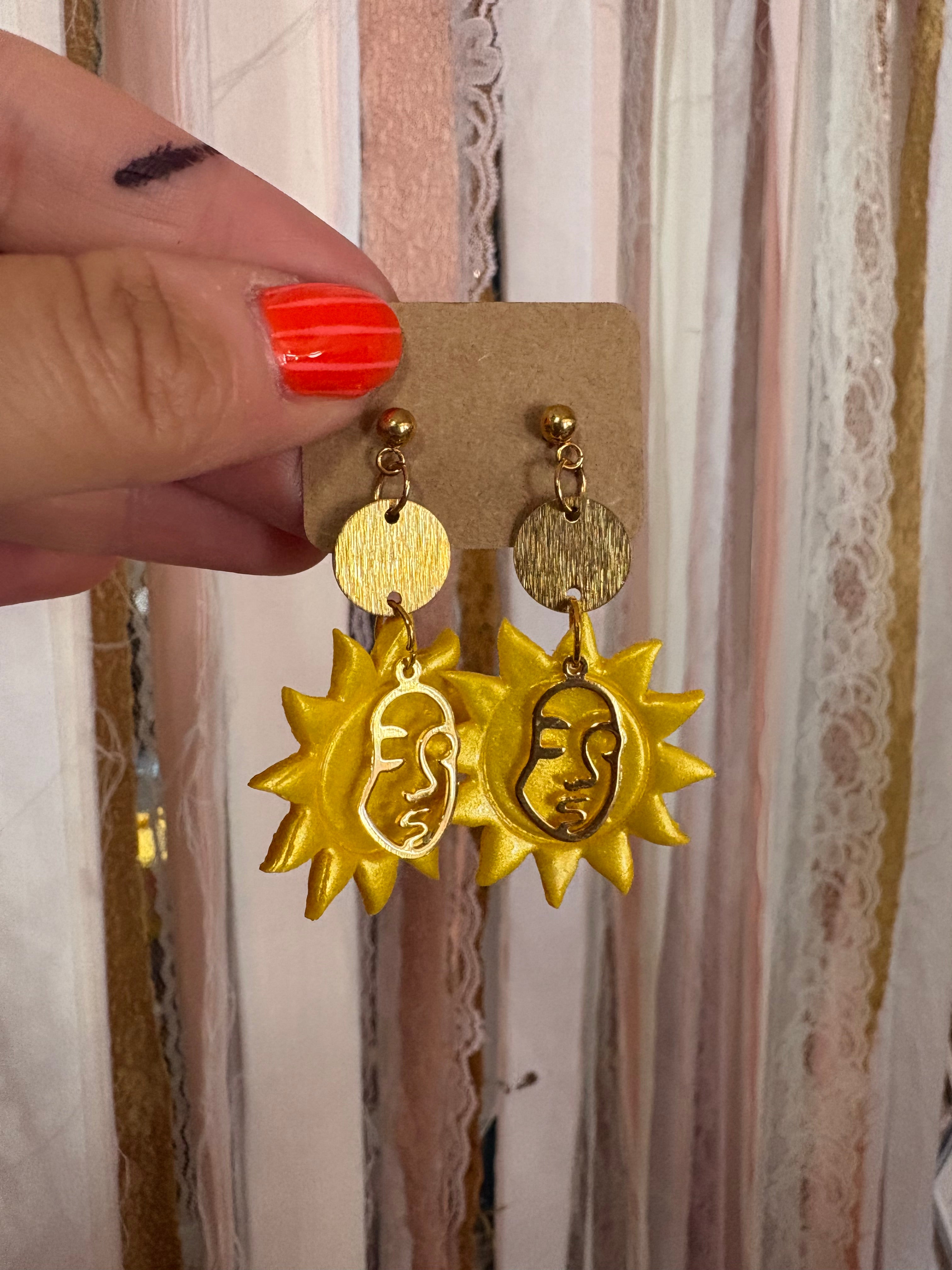 Sunshine Portrait Earrings