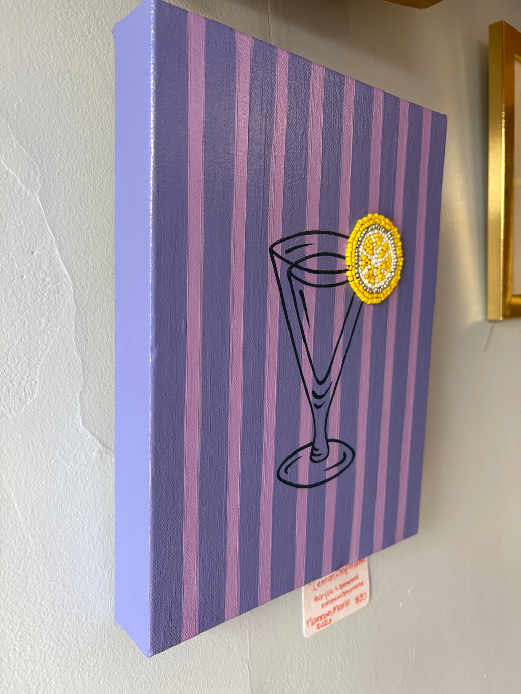 Lemon Drop Martini Painting