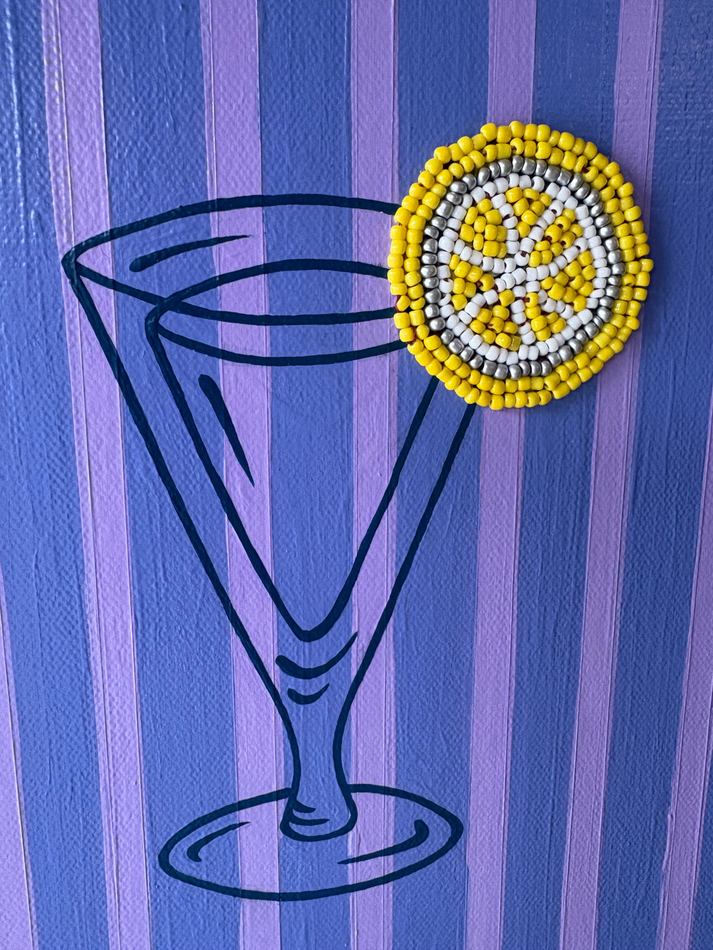Lemon Drop Martini Painting