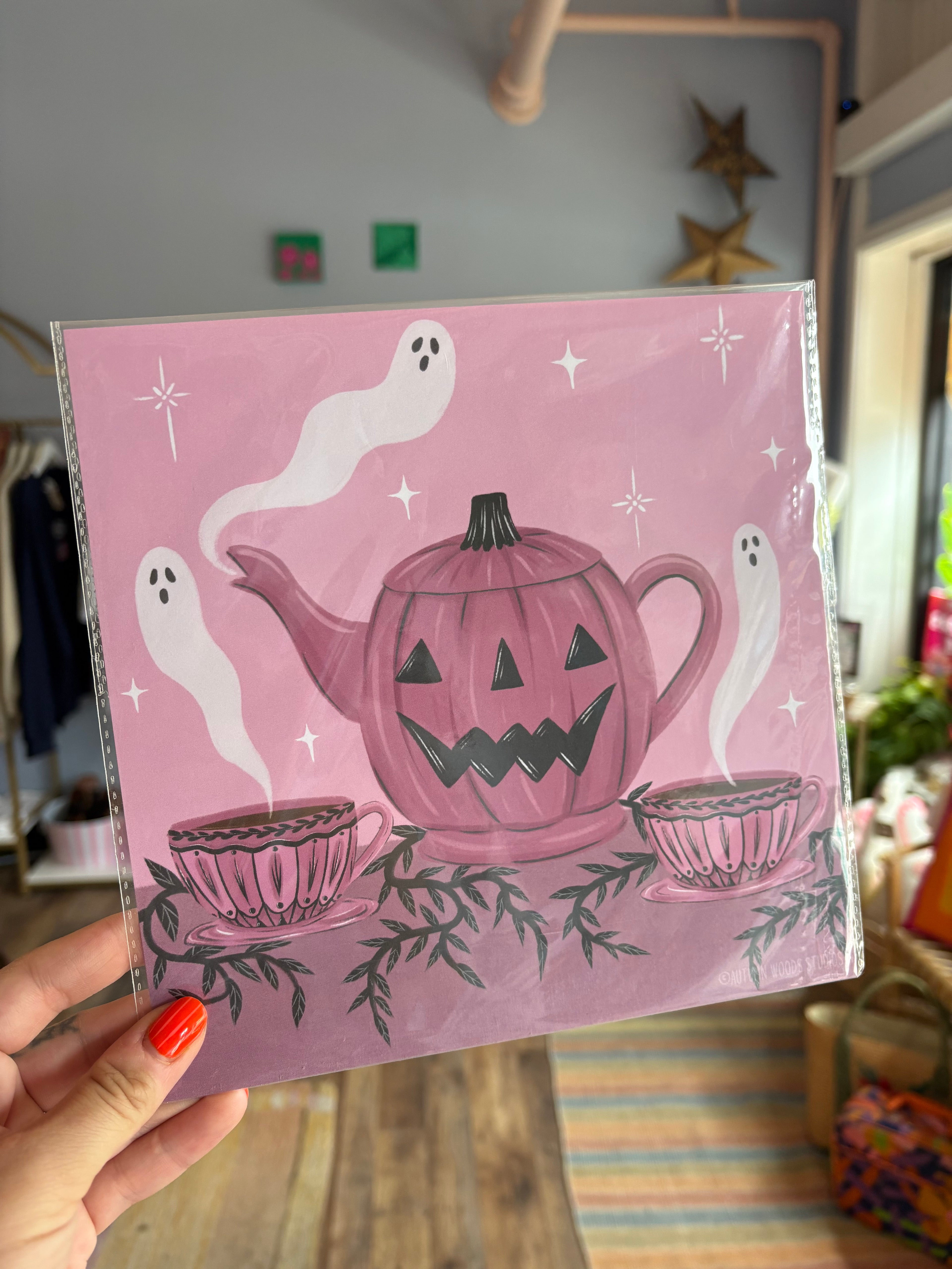 Spooky Tea Party Print