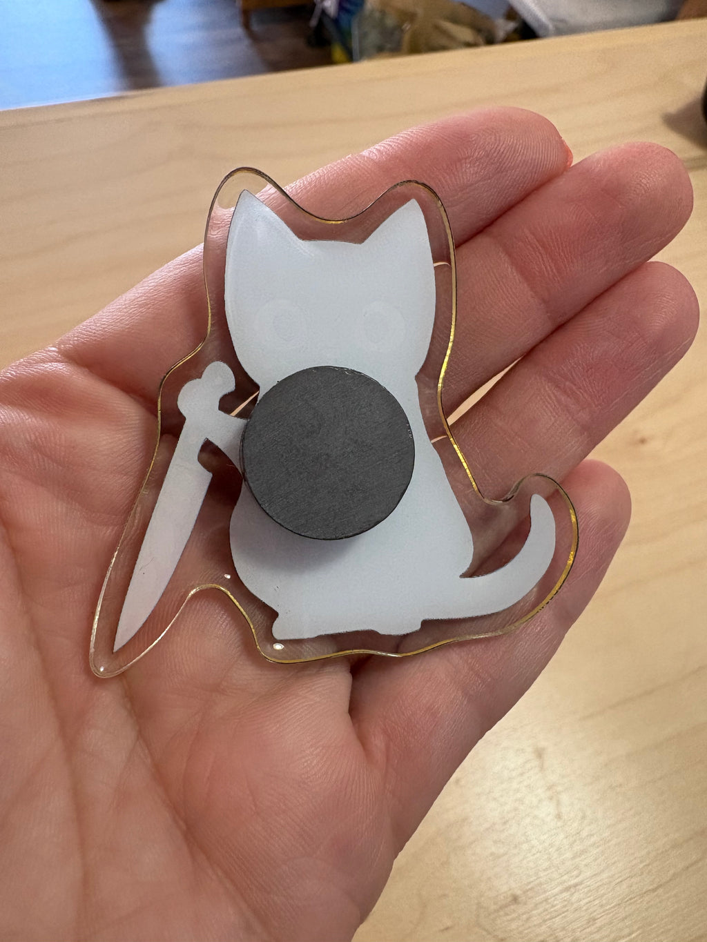 Murder Black Cat Magnet