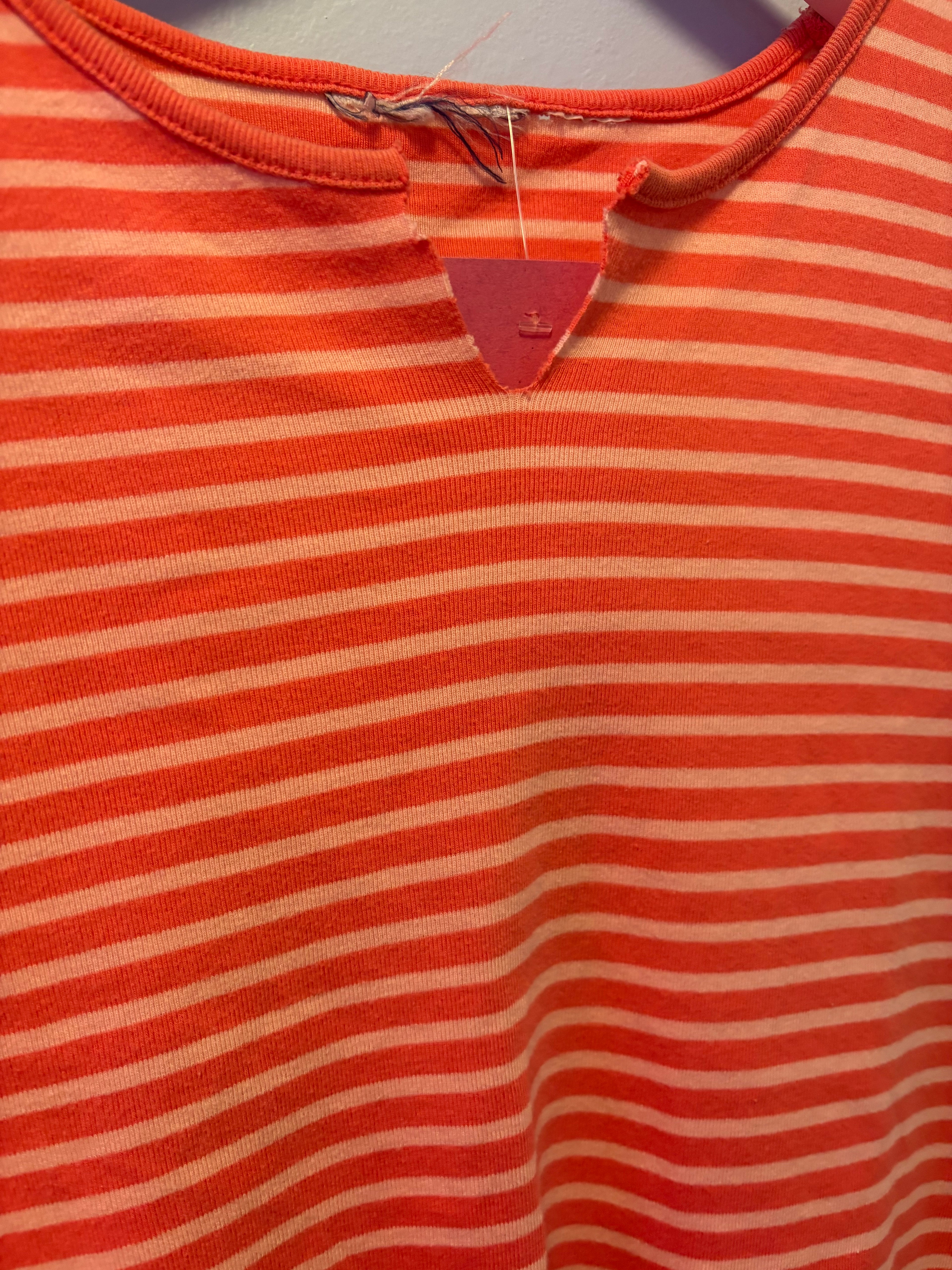 Pink Vintage Striped Tee