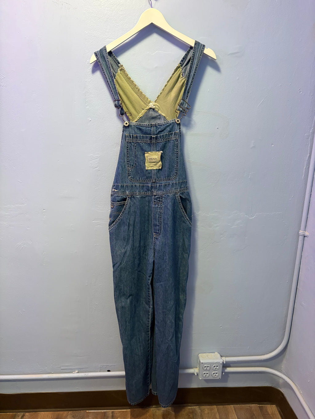 Up-Cycled Denim Overalls
