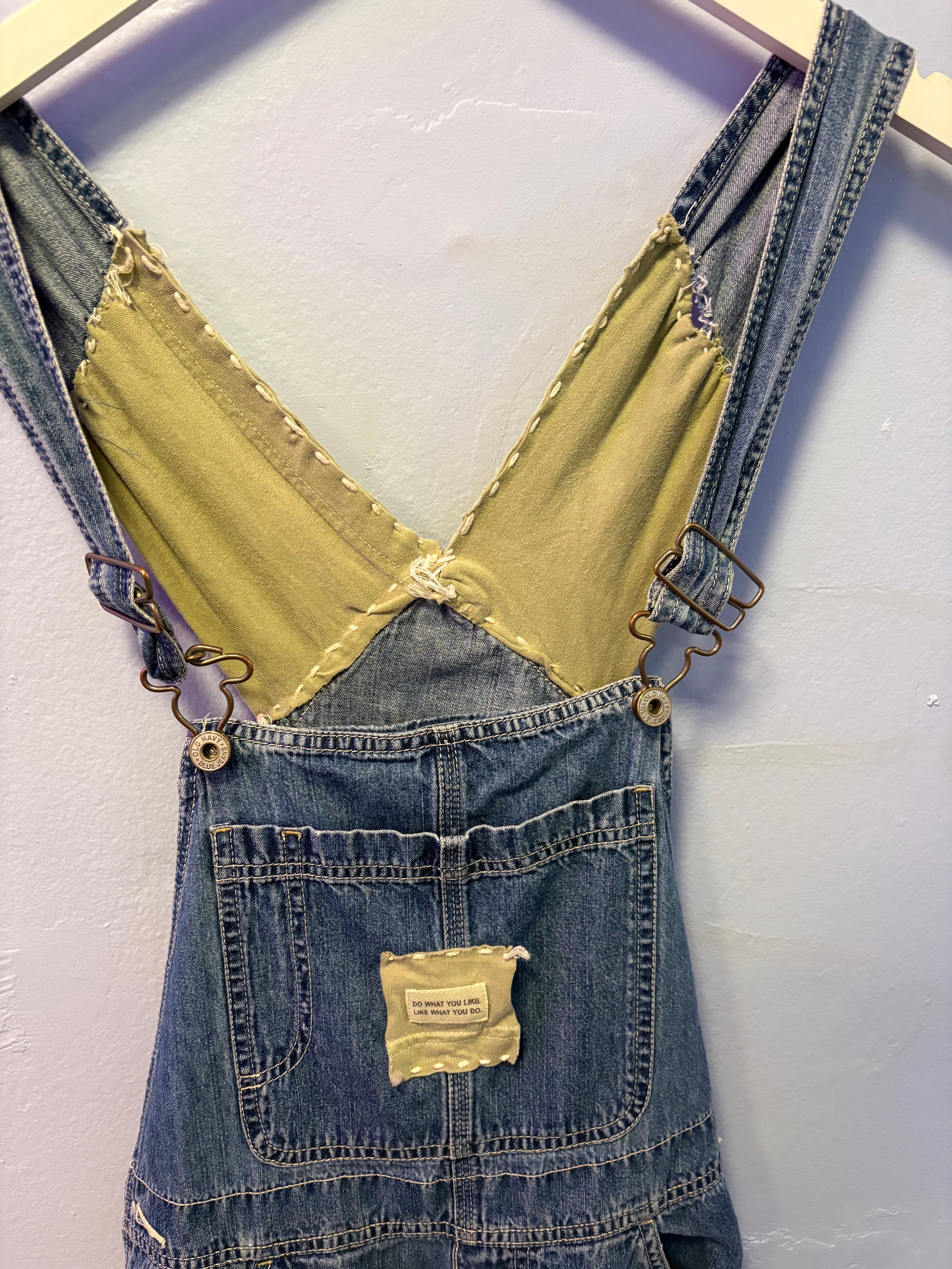 Up-Cycled Denim Overalls