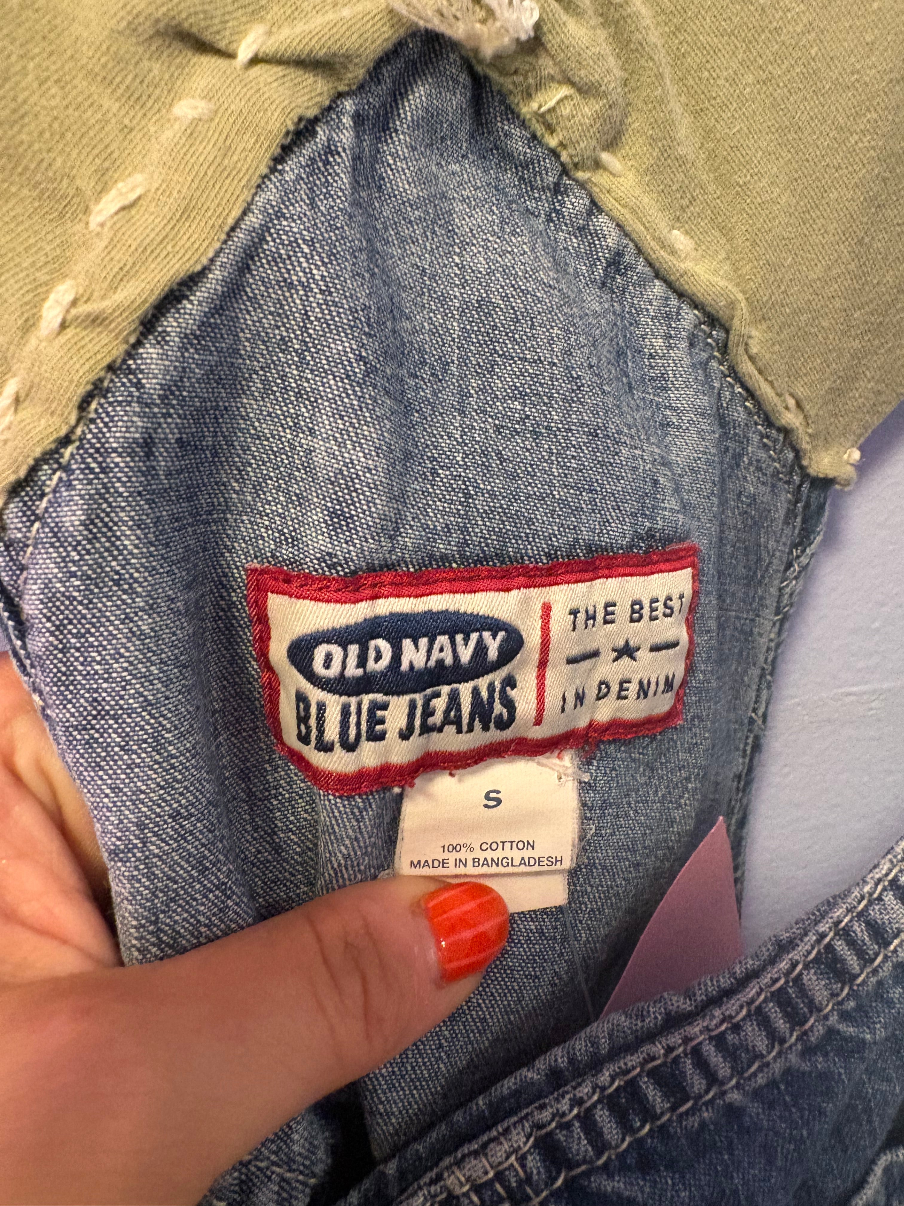 Up-Cycled Denim Overalls