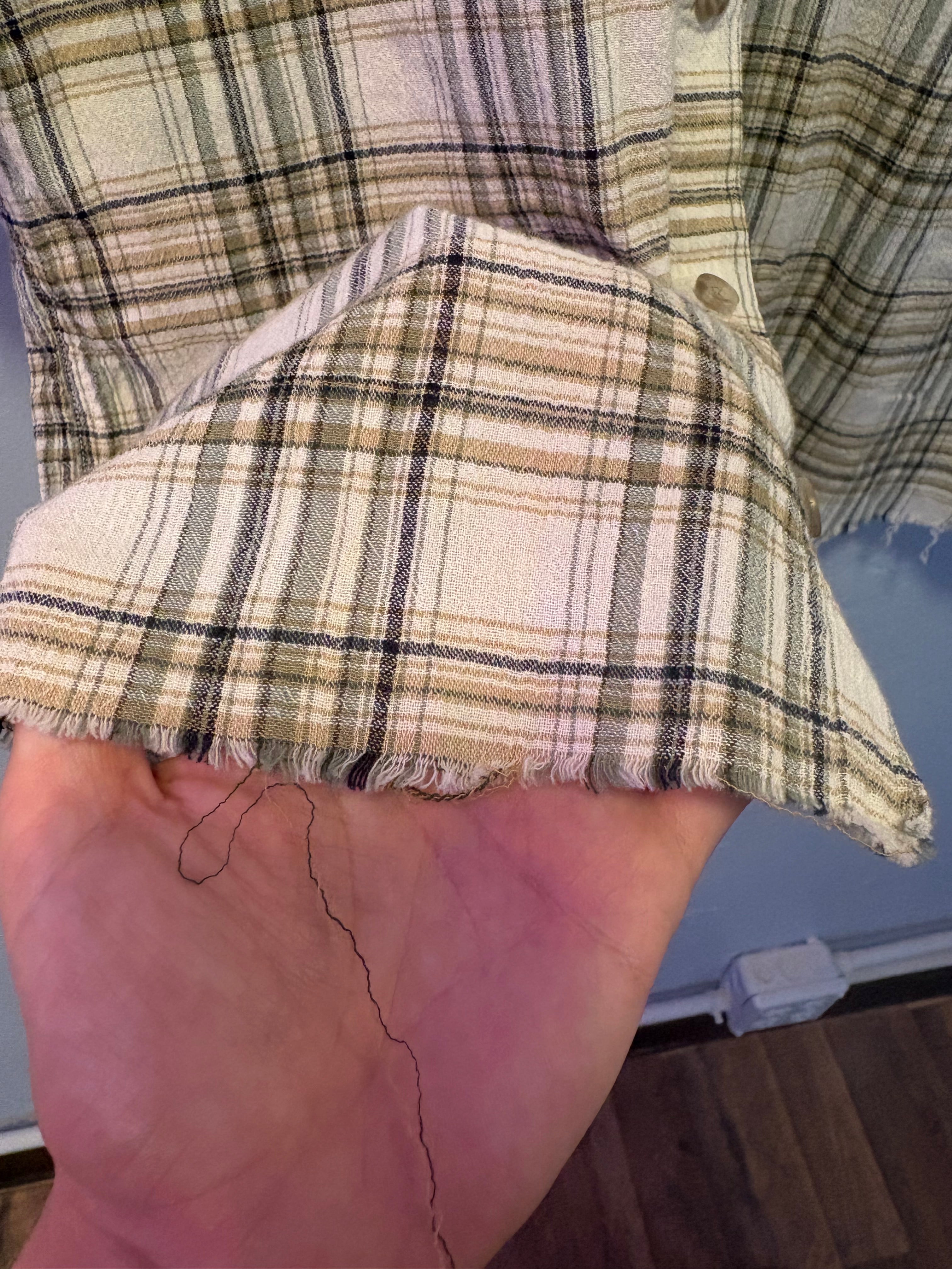 Eddie Bauer Cropped Button Up