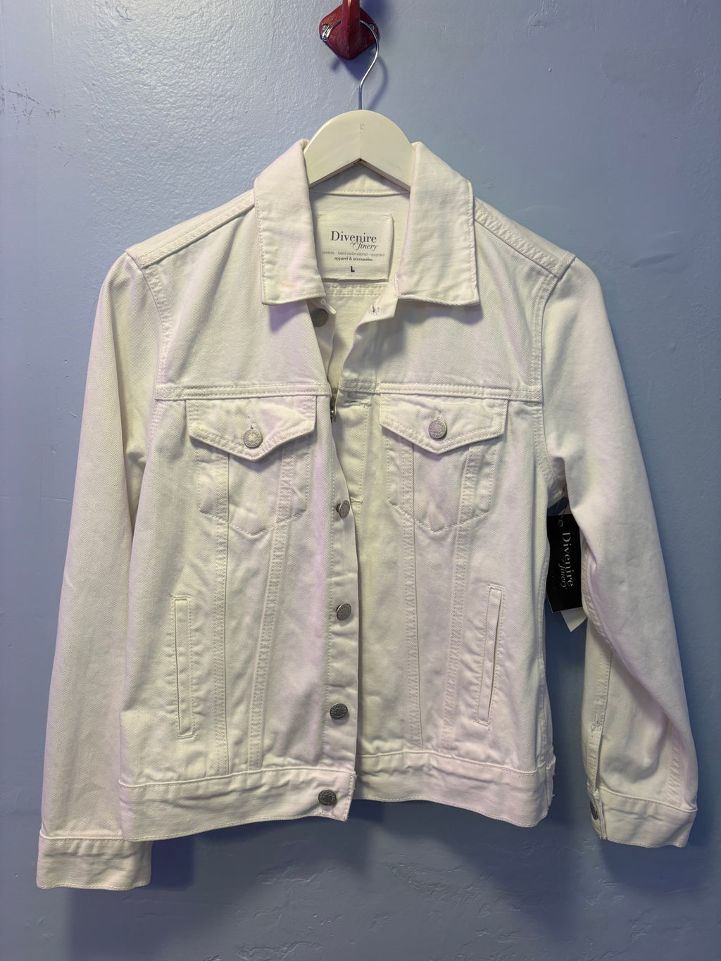 Up-cycled White Denim Jacket