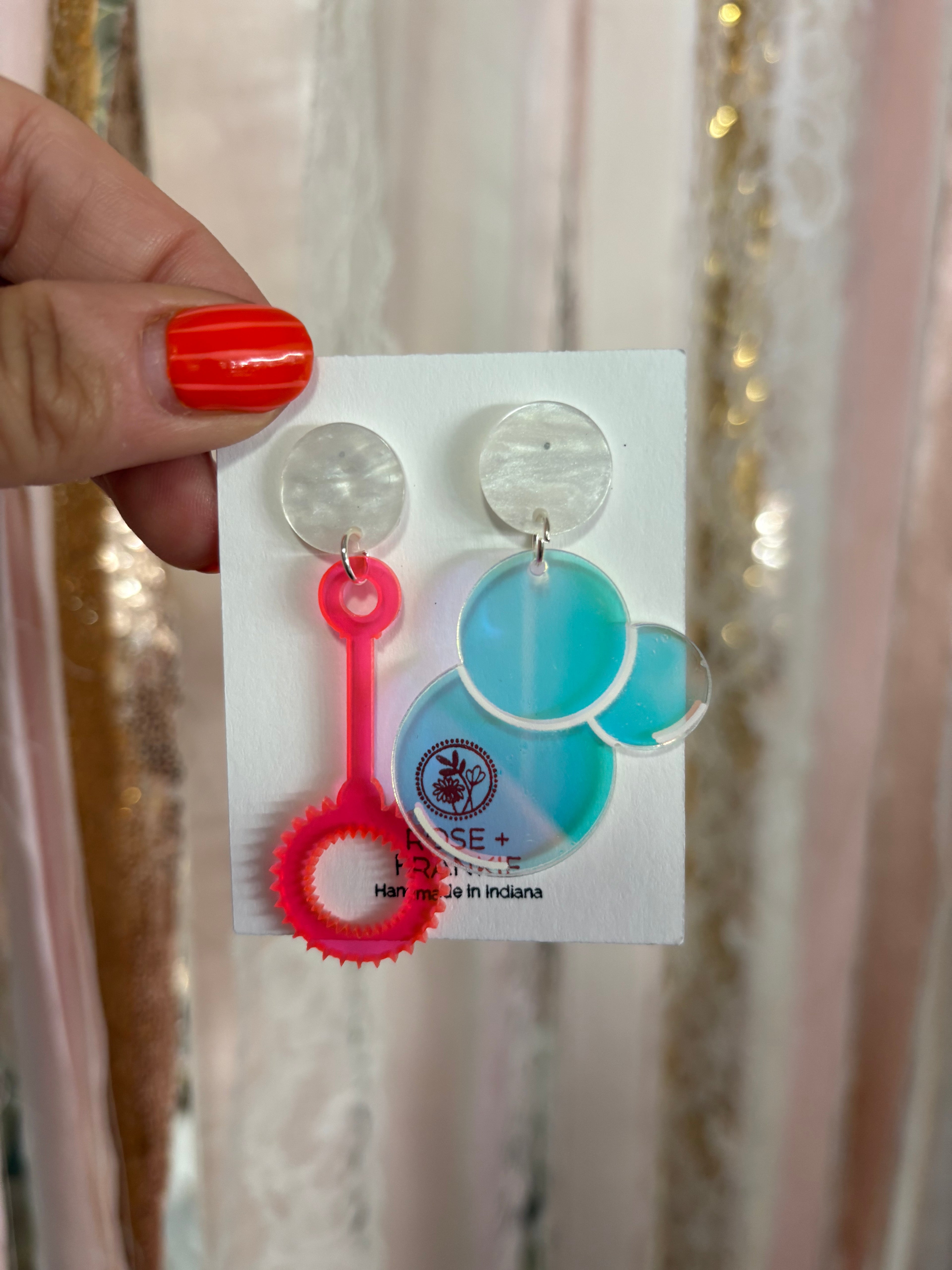 Bubbles & Wand Earrings