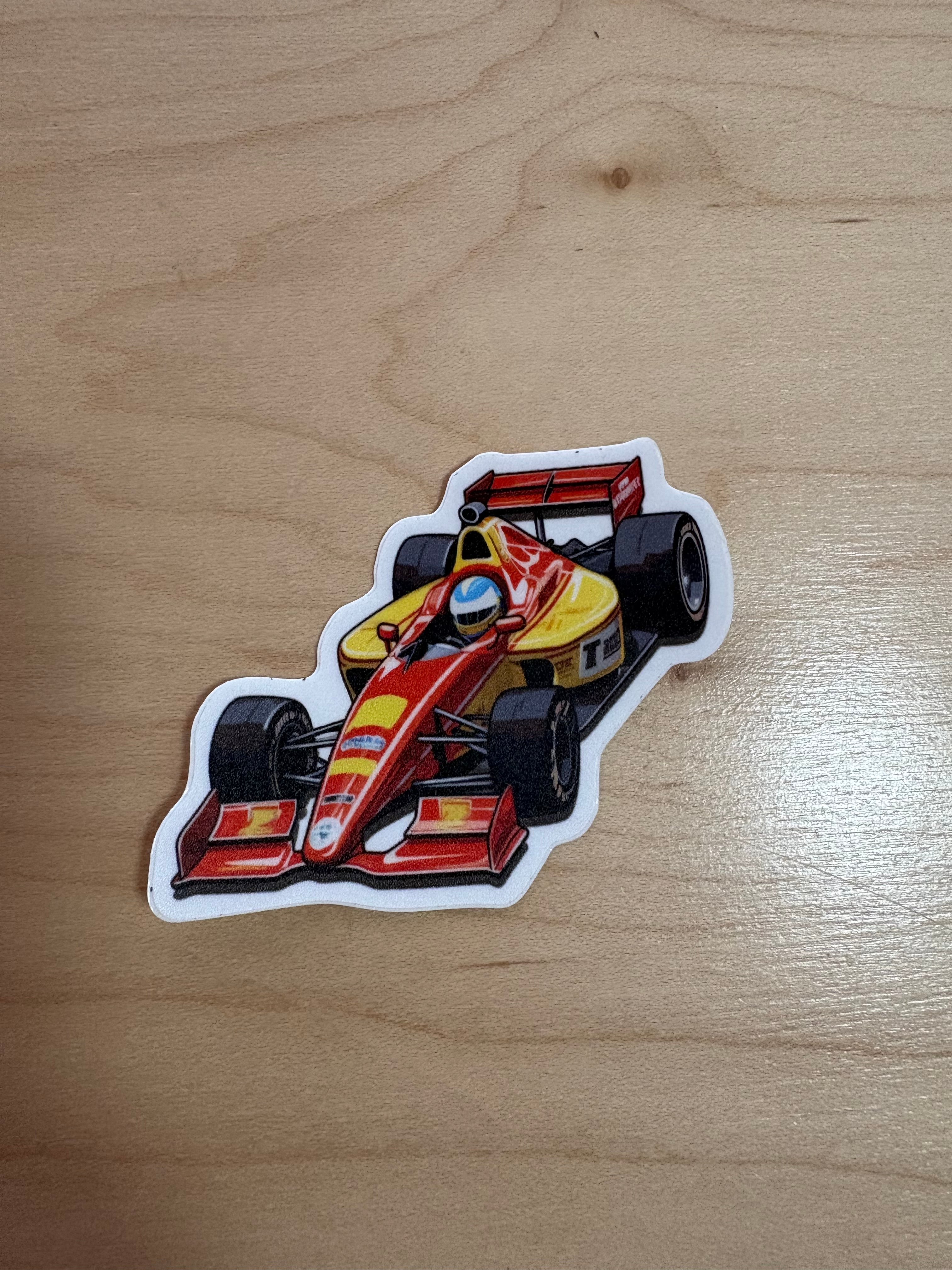 Race Car Sticker
