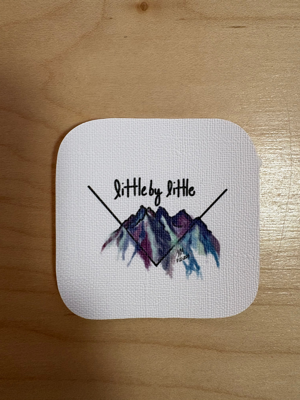 Little by Little Sticker