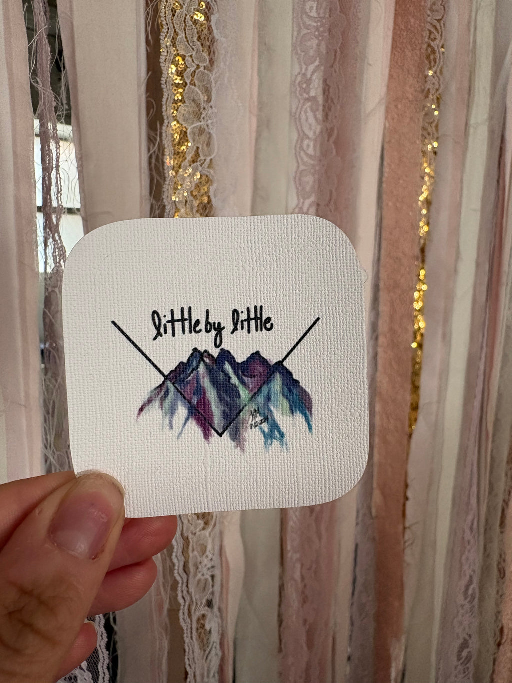 Little by Little Sticker