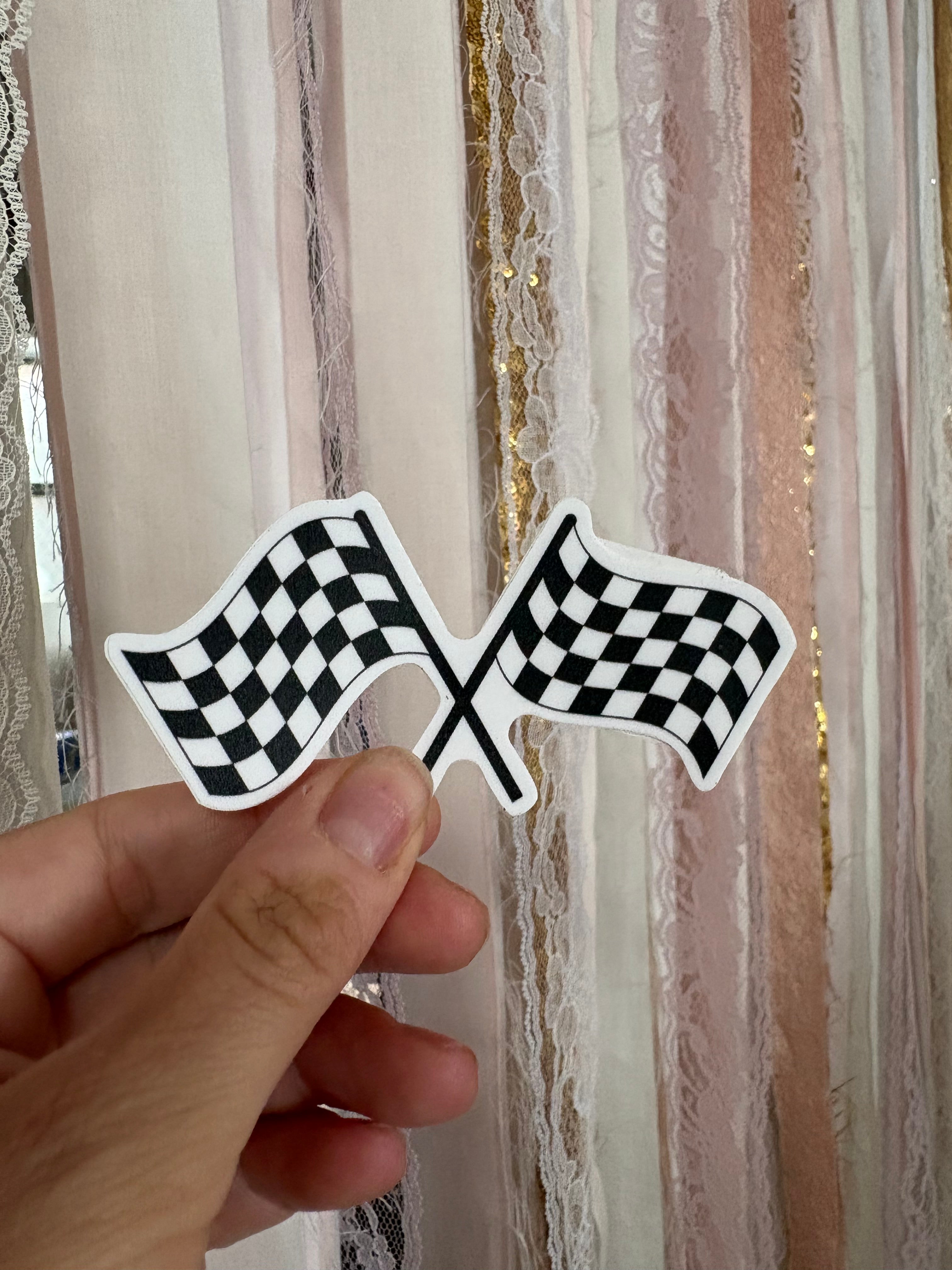 Checkered Flag Sticker