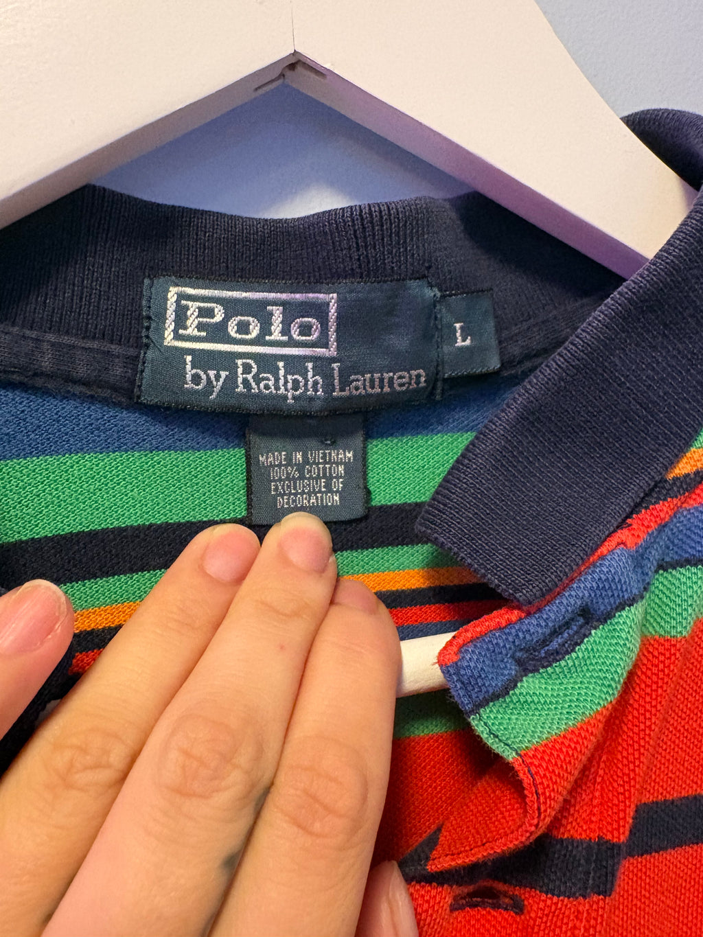 Vintage Striped Ralph Lauren Polo