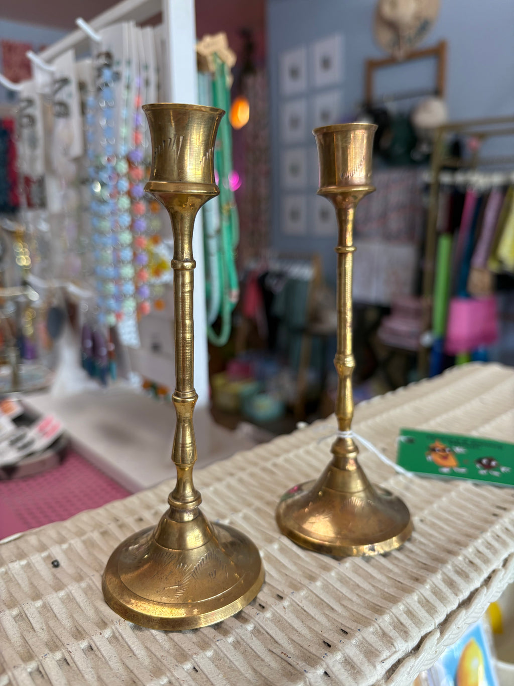 Pair of Brass Candlesticks