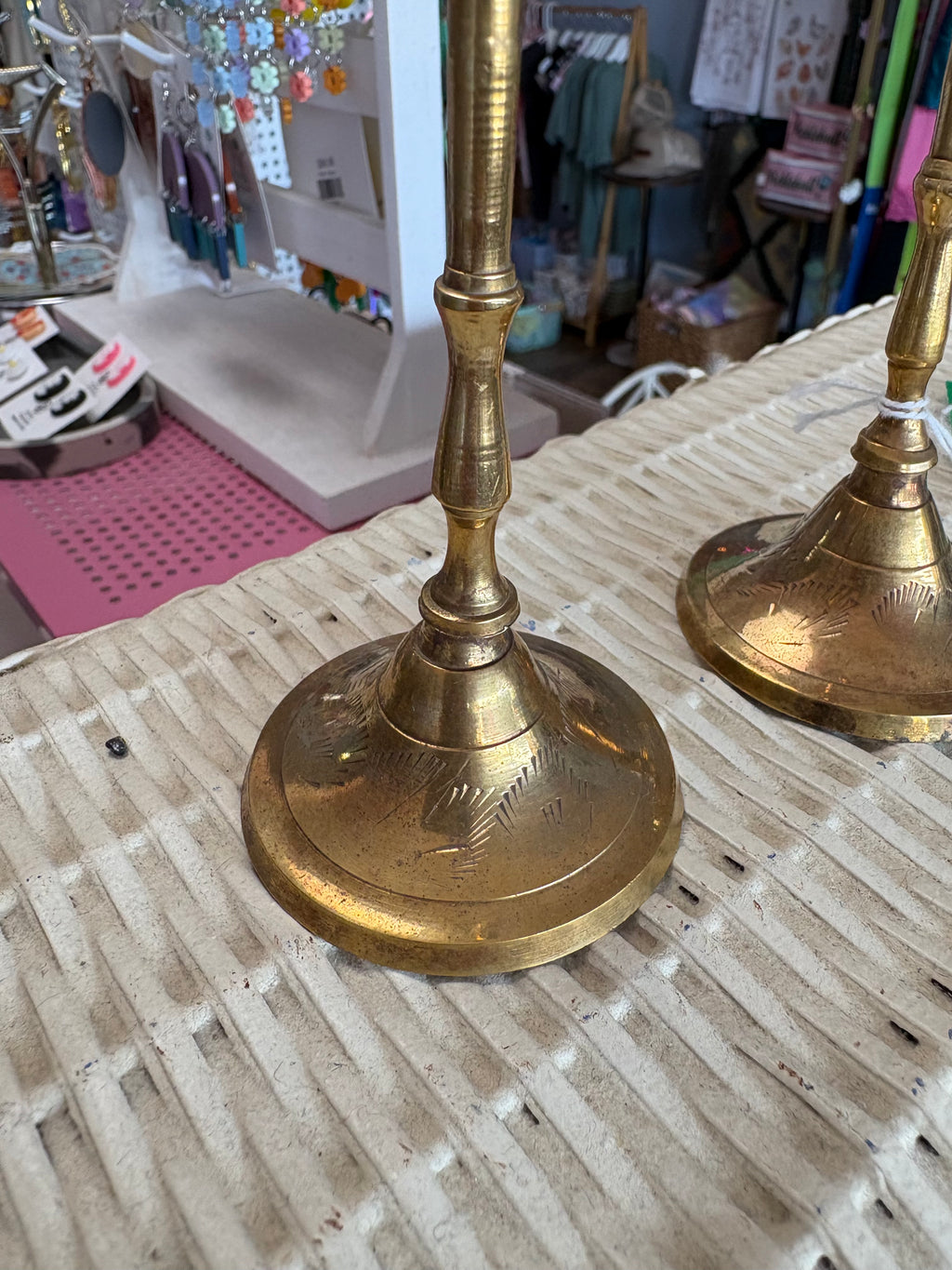 Pair of Brass Candlesticks