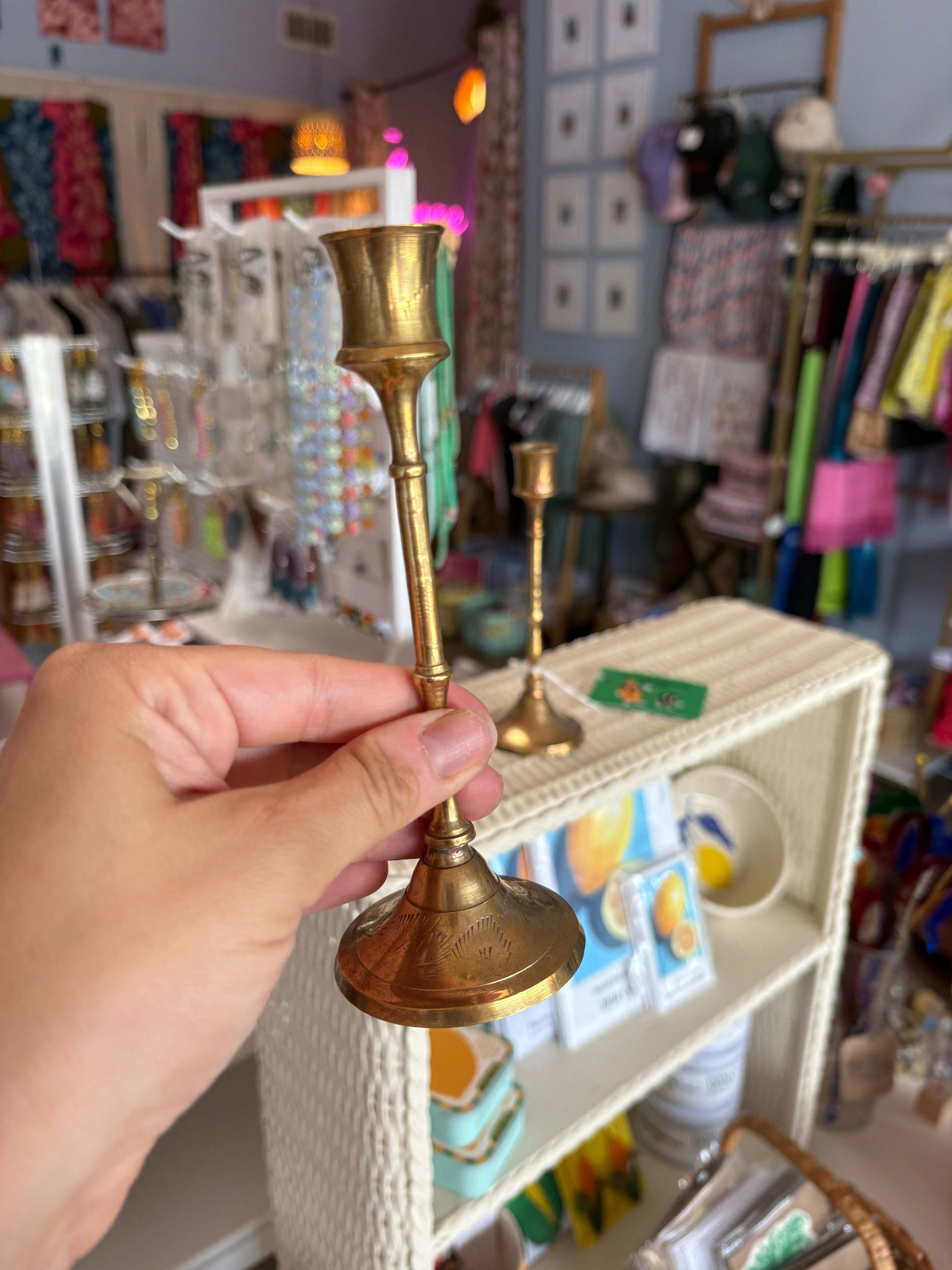 Pair of Brass Candlesticks