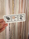 Born to Yap Sticker