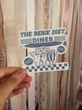 The Beige Diet Sticker