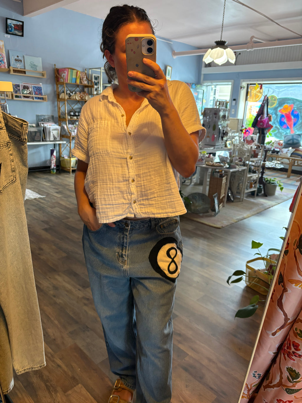 8 Ball Patch Jeans
