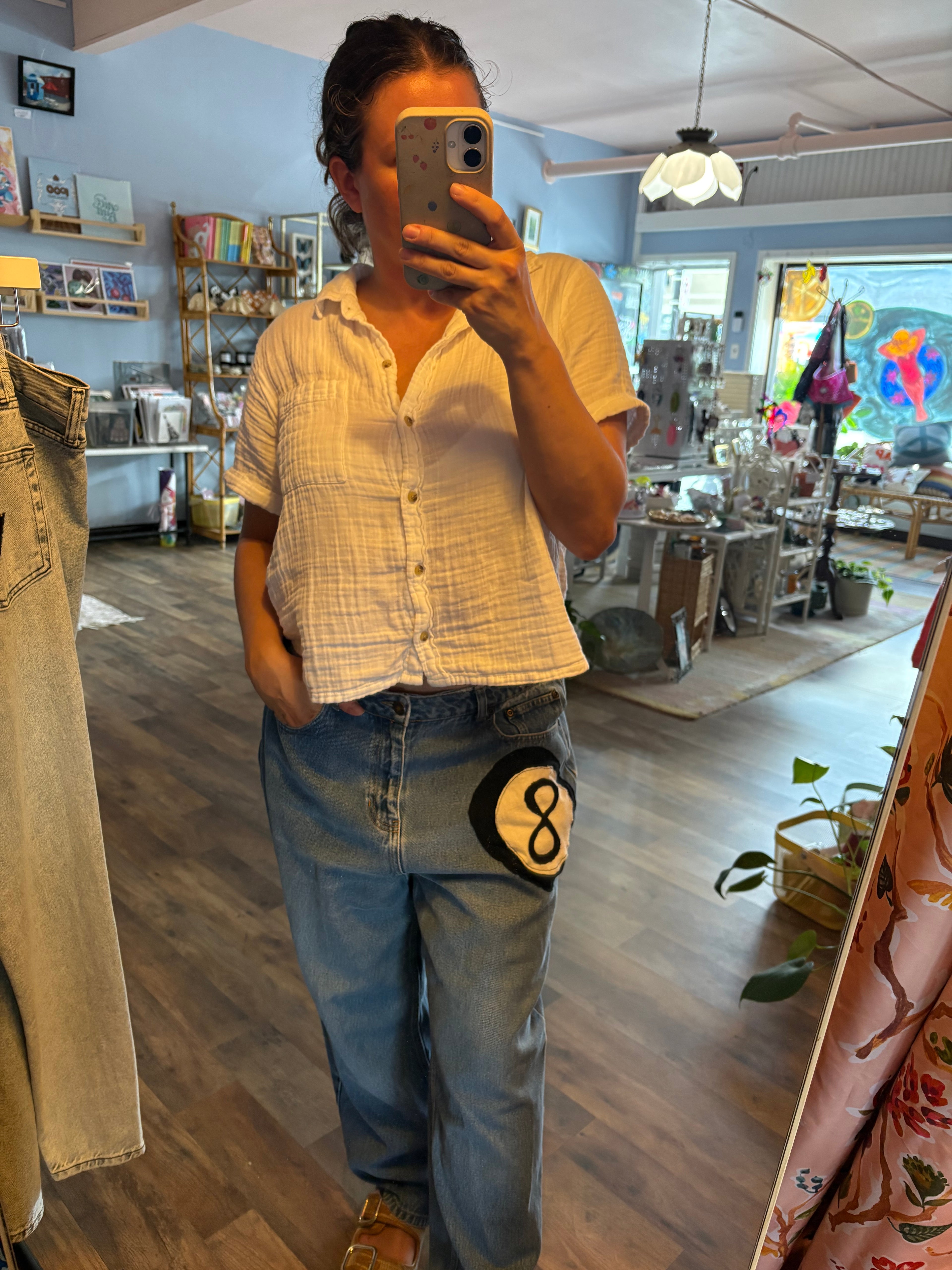 8 Ball Patch Jeans