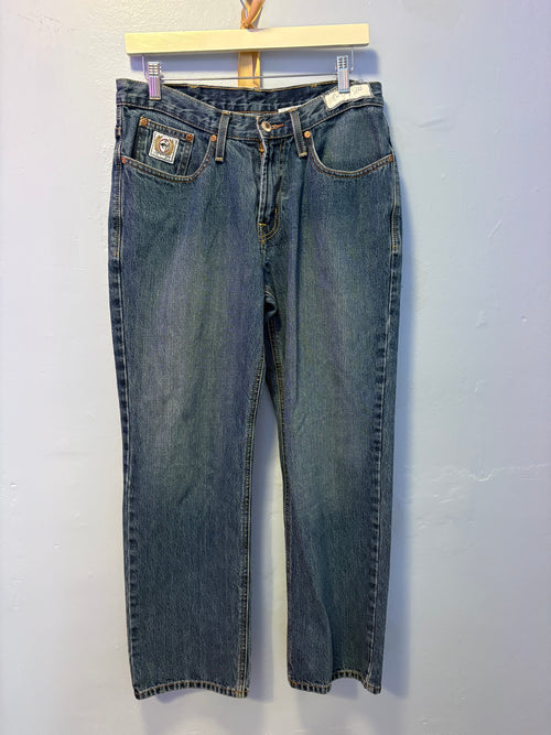 2 Pool Ball Patch Jeans