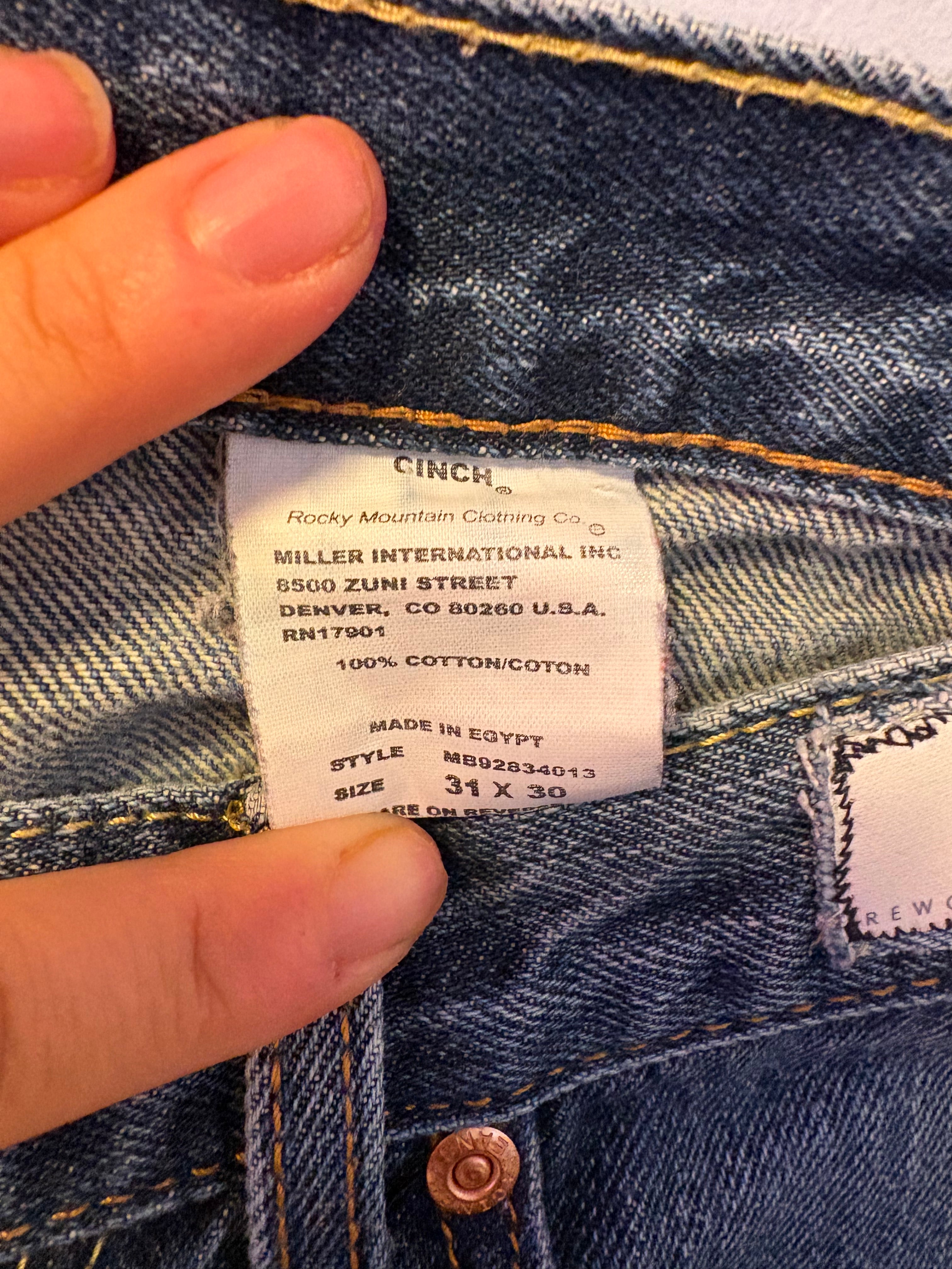 2 Pool Ball Patch Jeans