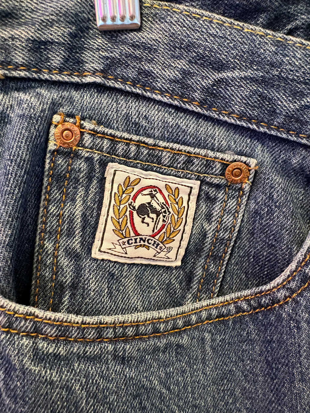 2 Pool Ball Patch Jeans