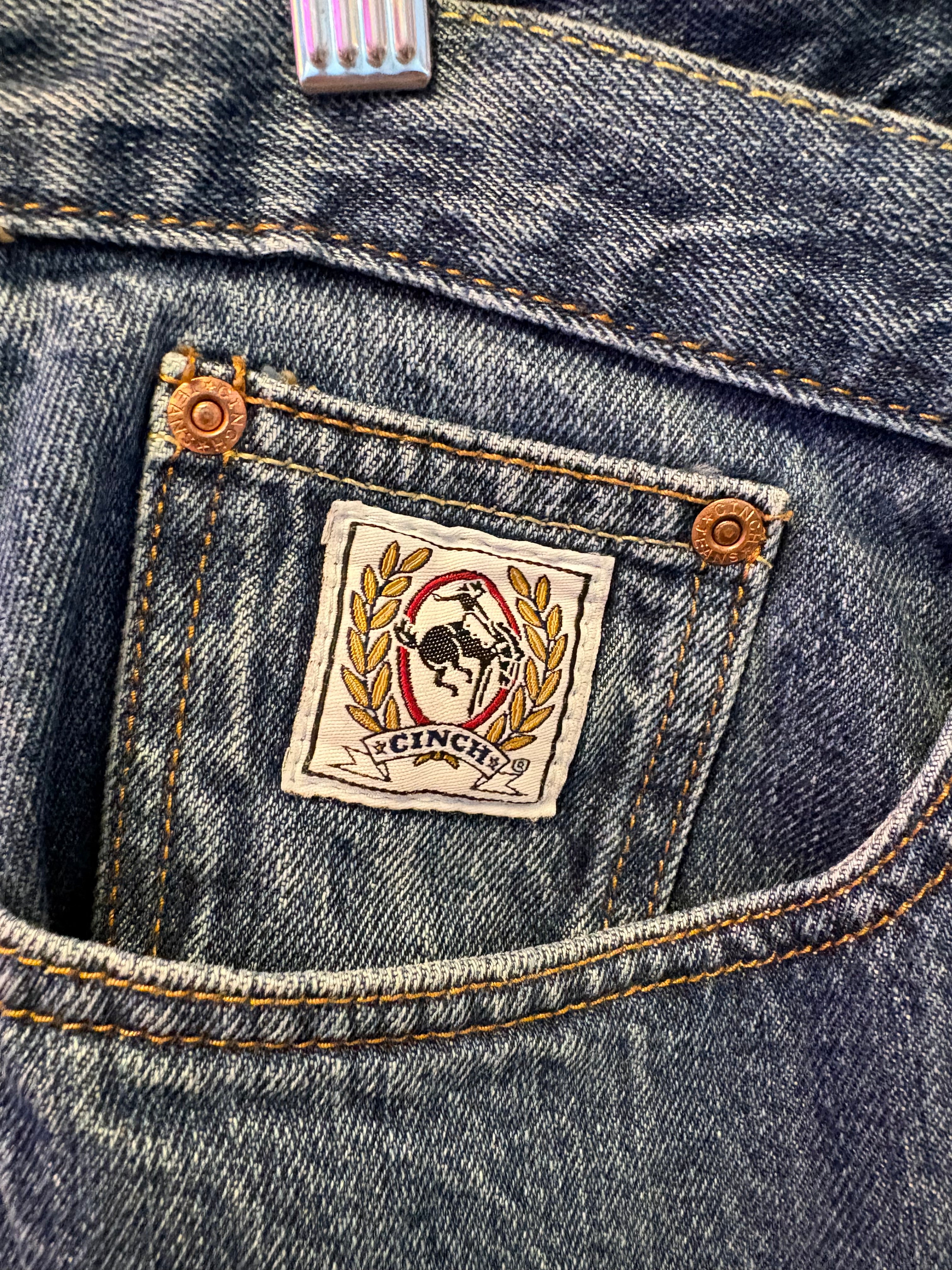 2 Pool Ball Patch Jeans