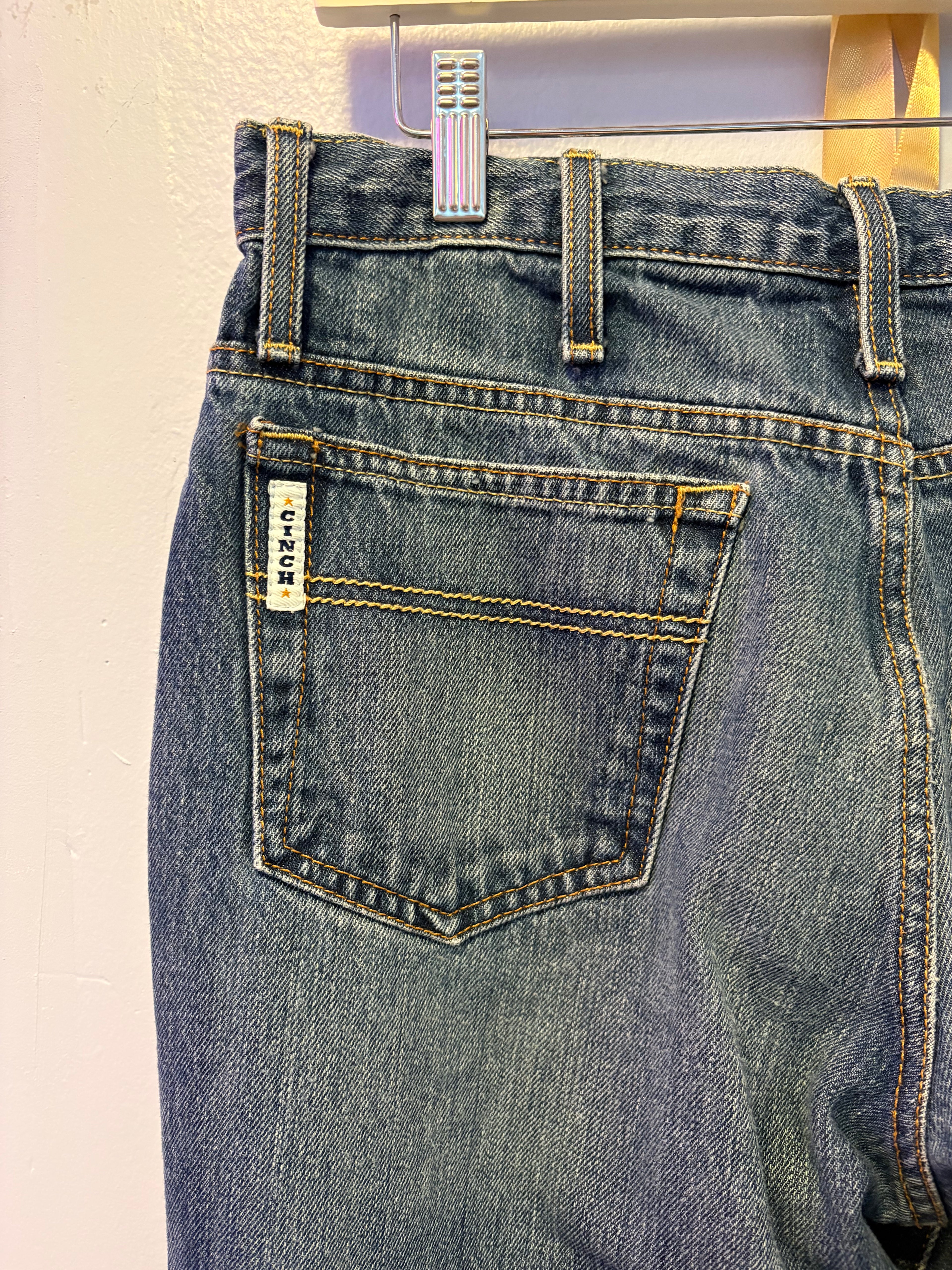 2 Pool Ball Patch Jeans