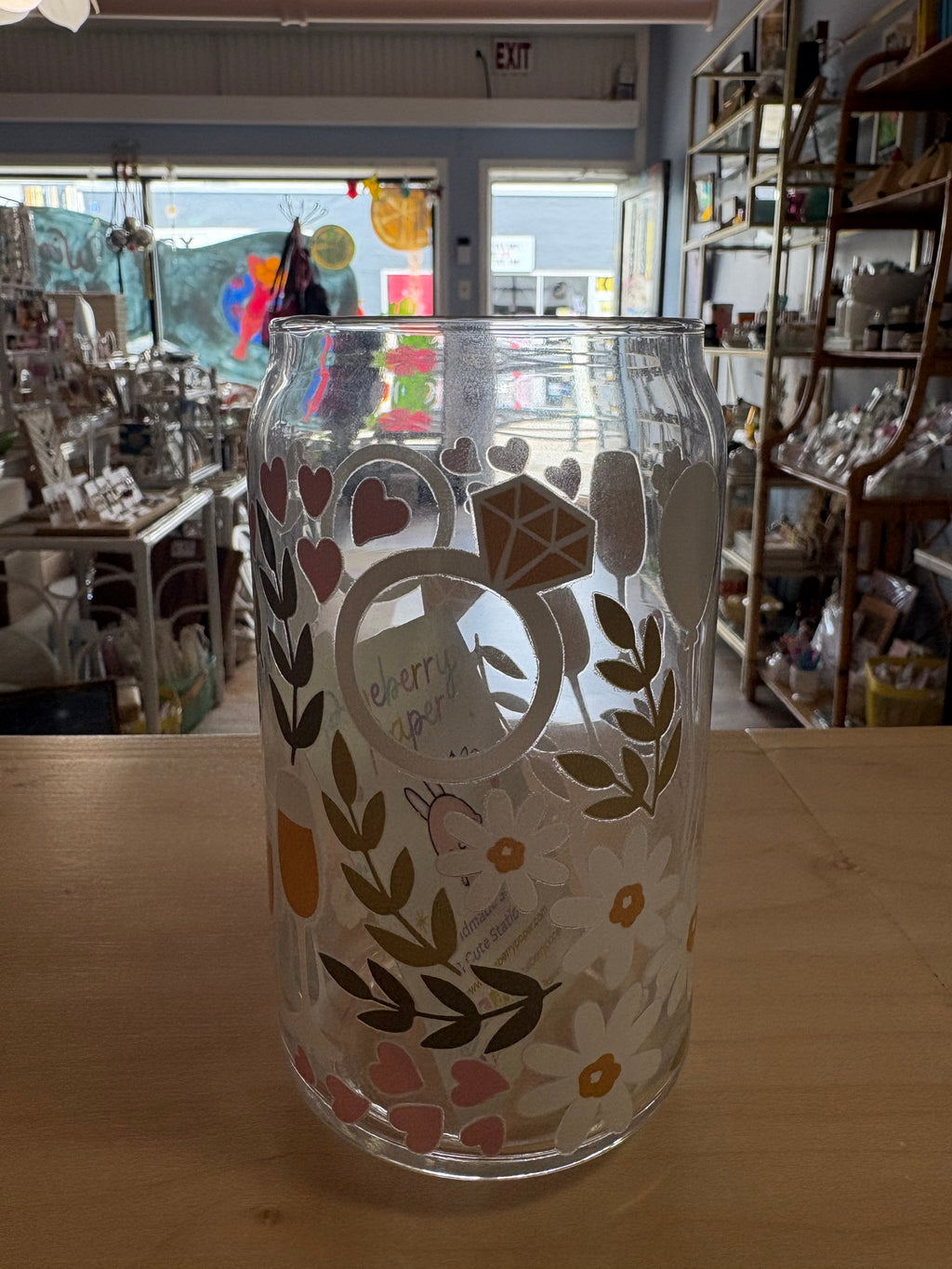 Printed Can Glass