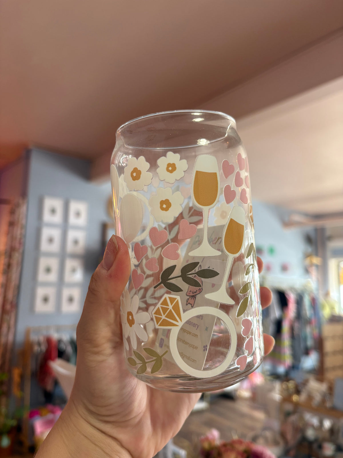 Printed Can Glass