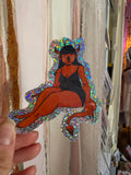 She-Devil Sparkle Sticker