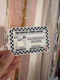 Spook License Sticker