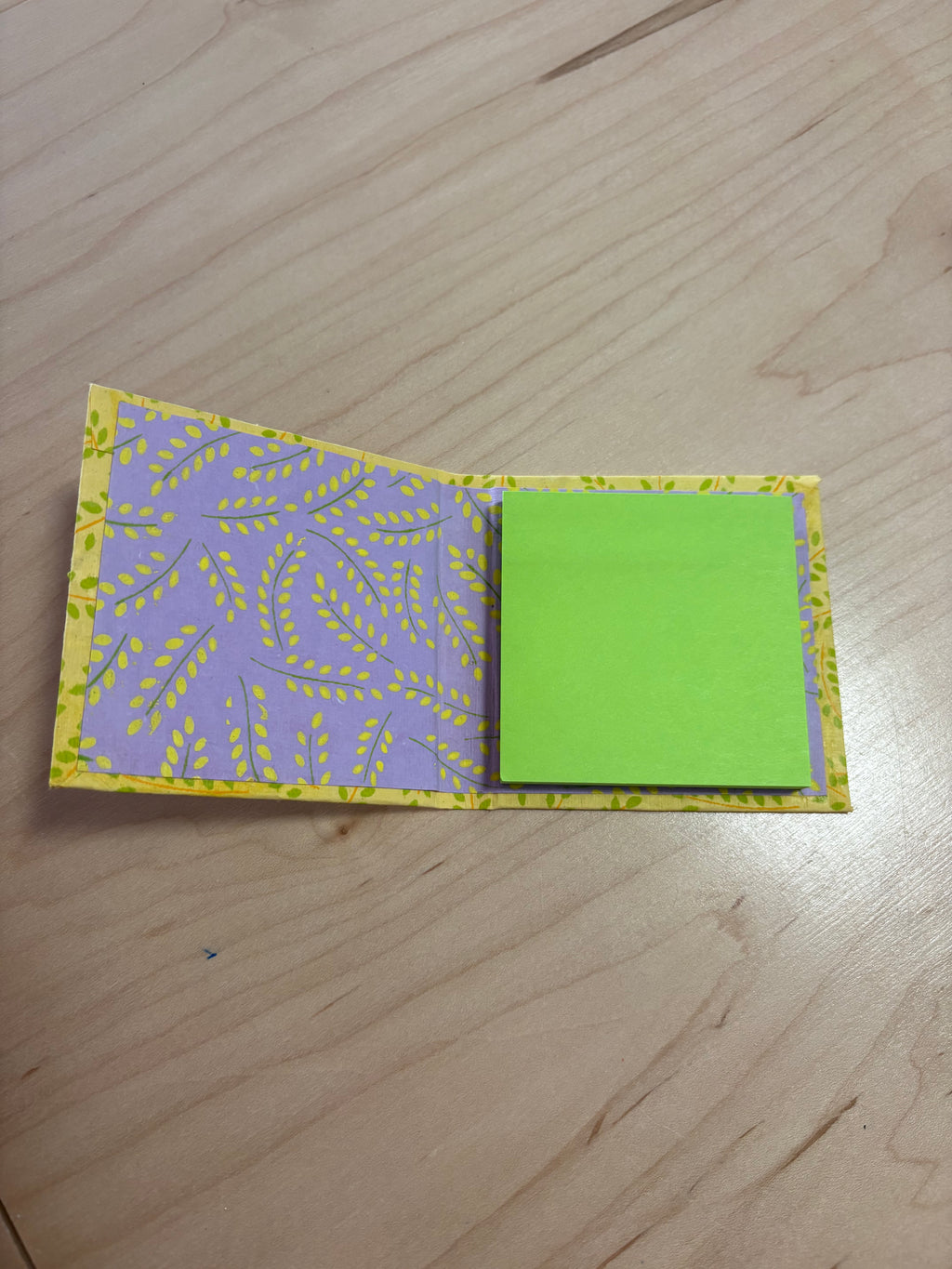 Handmade Post-it Note Holder