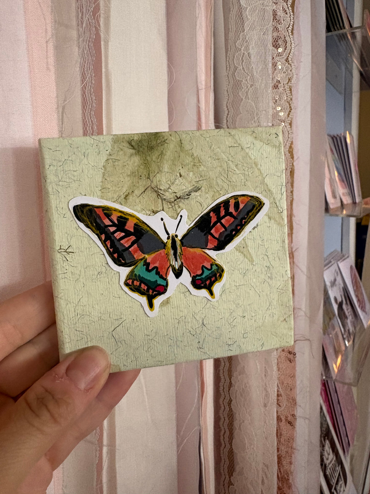 Handmade Post-it Note Holder
